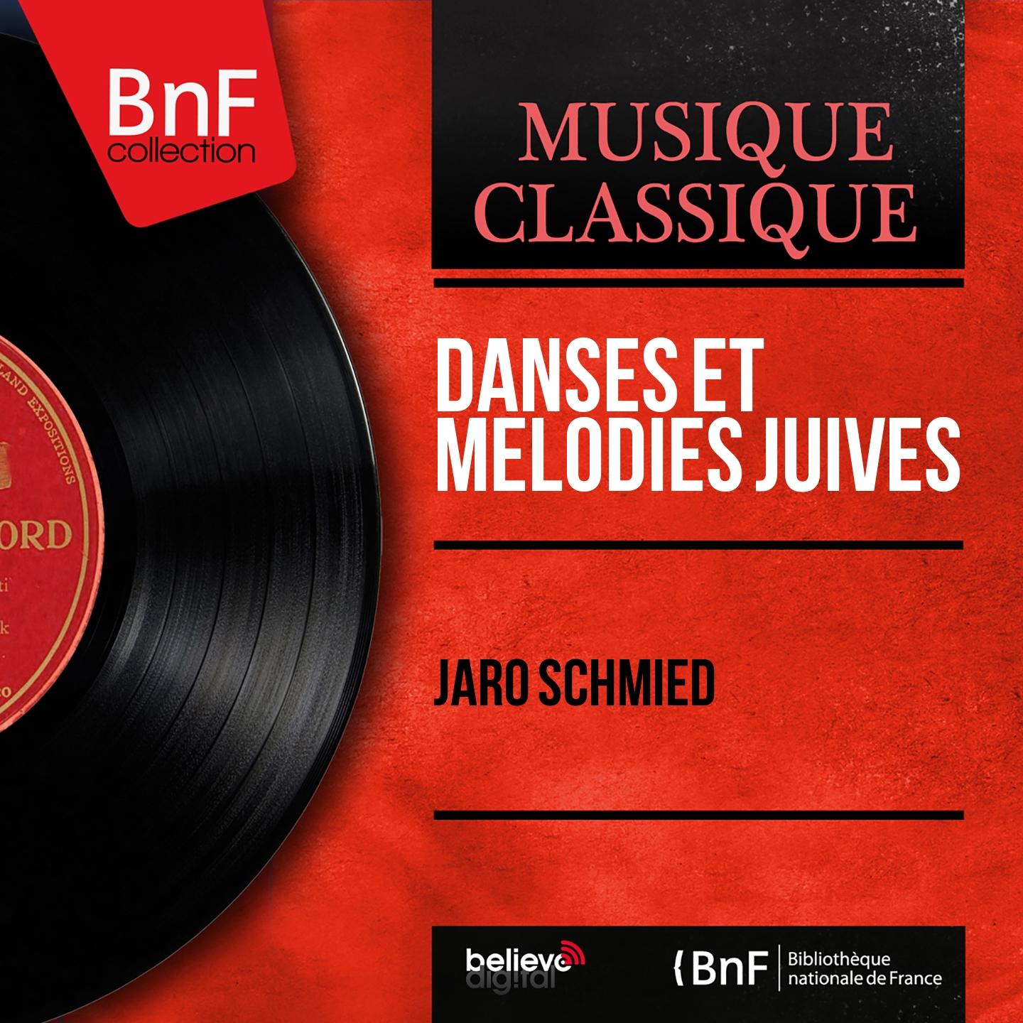 Постер альбома Danses et mélodies juives (Mono Version)