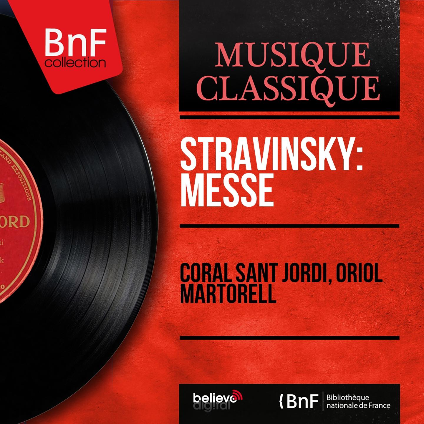 Постер альбома Stravinsky: Messe (Stereo Version)