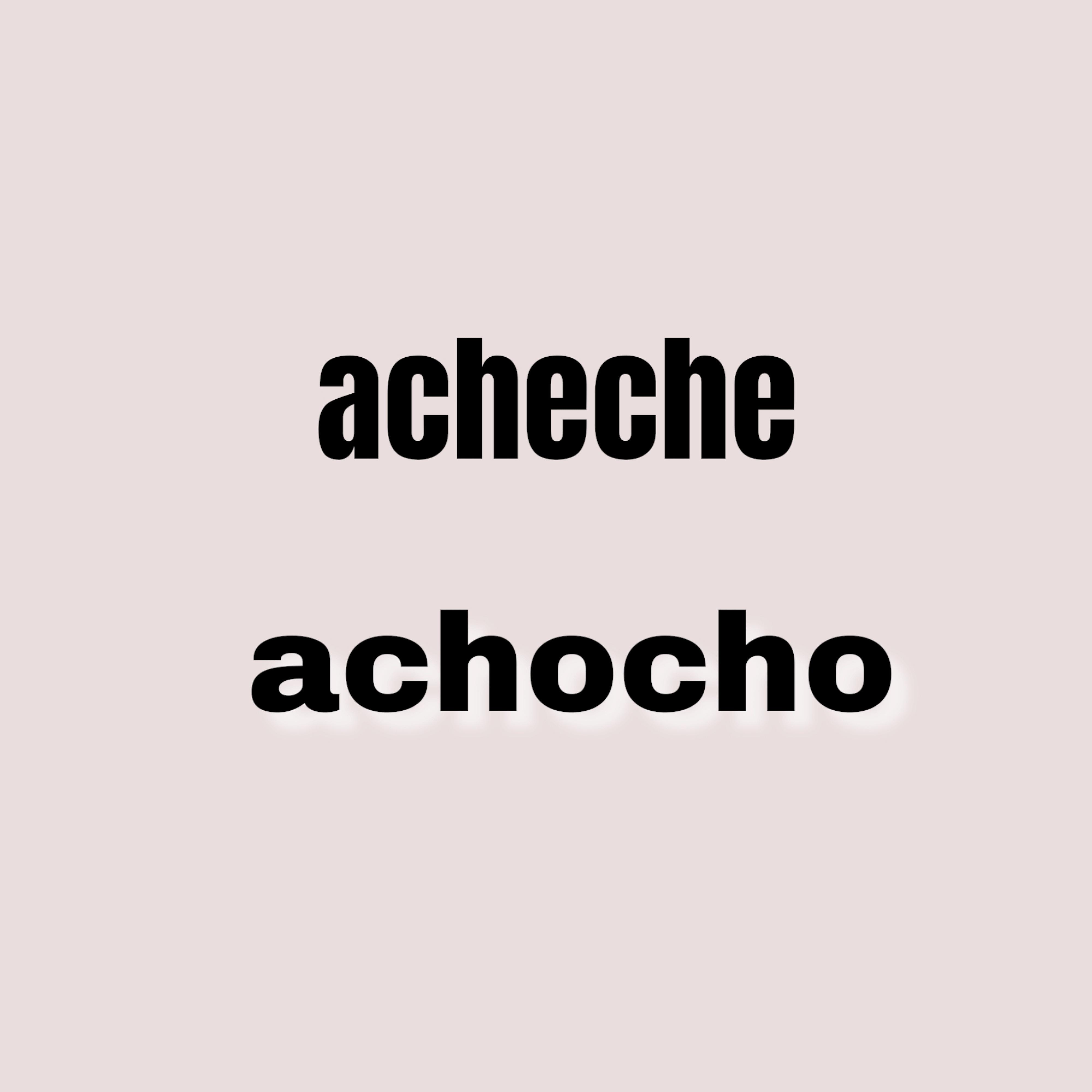 Постер альбома Acheche Achocho