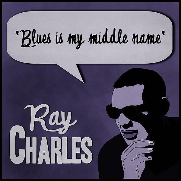 This is blues. Обложка альбома ray Charles--2005-Blues is my Middle name. Переводчик Blues.