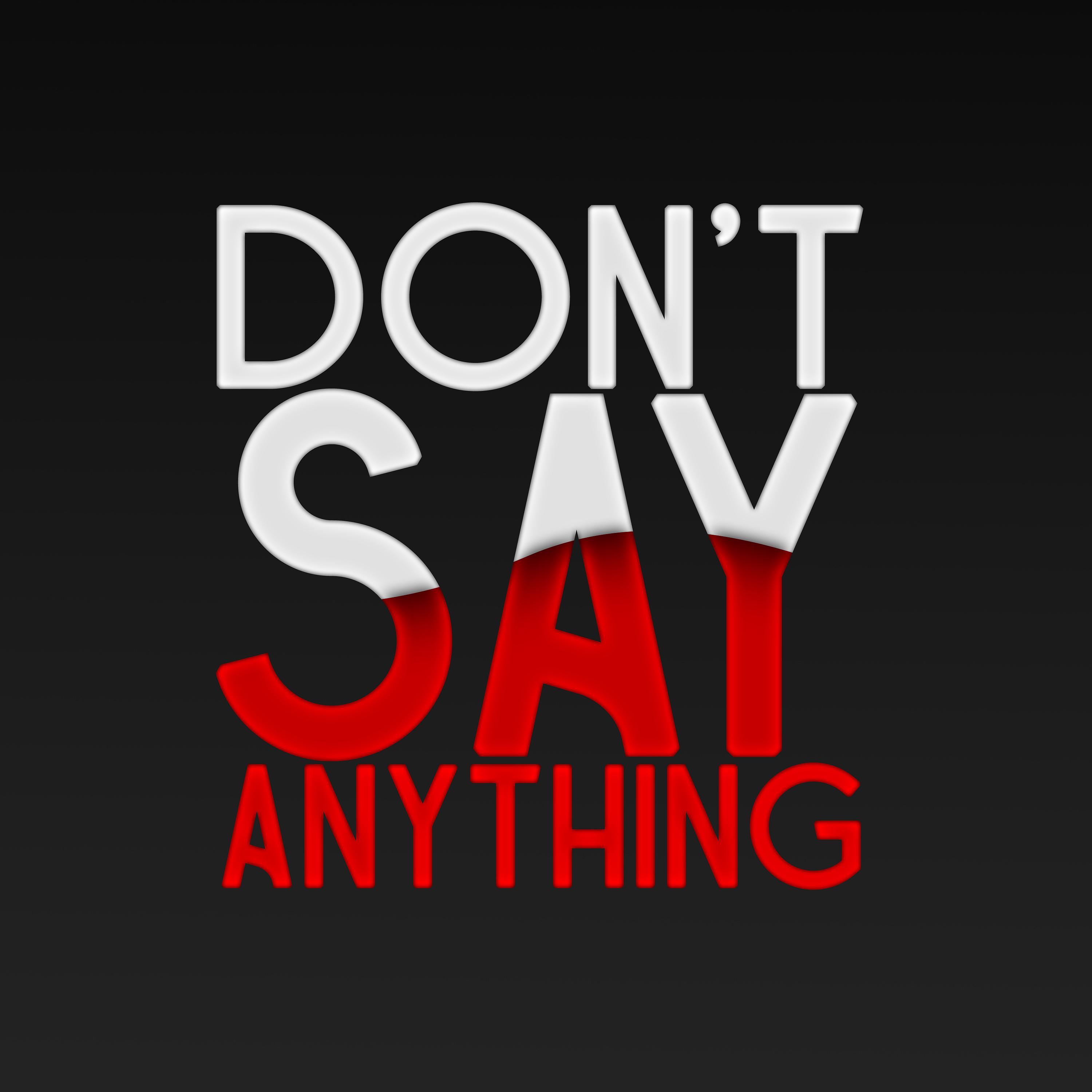 Постер альбома Don't Say Anything