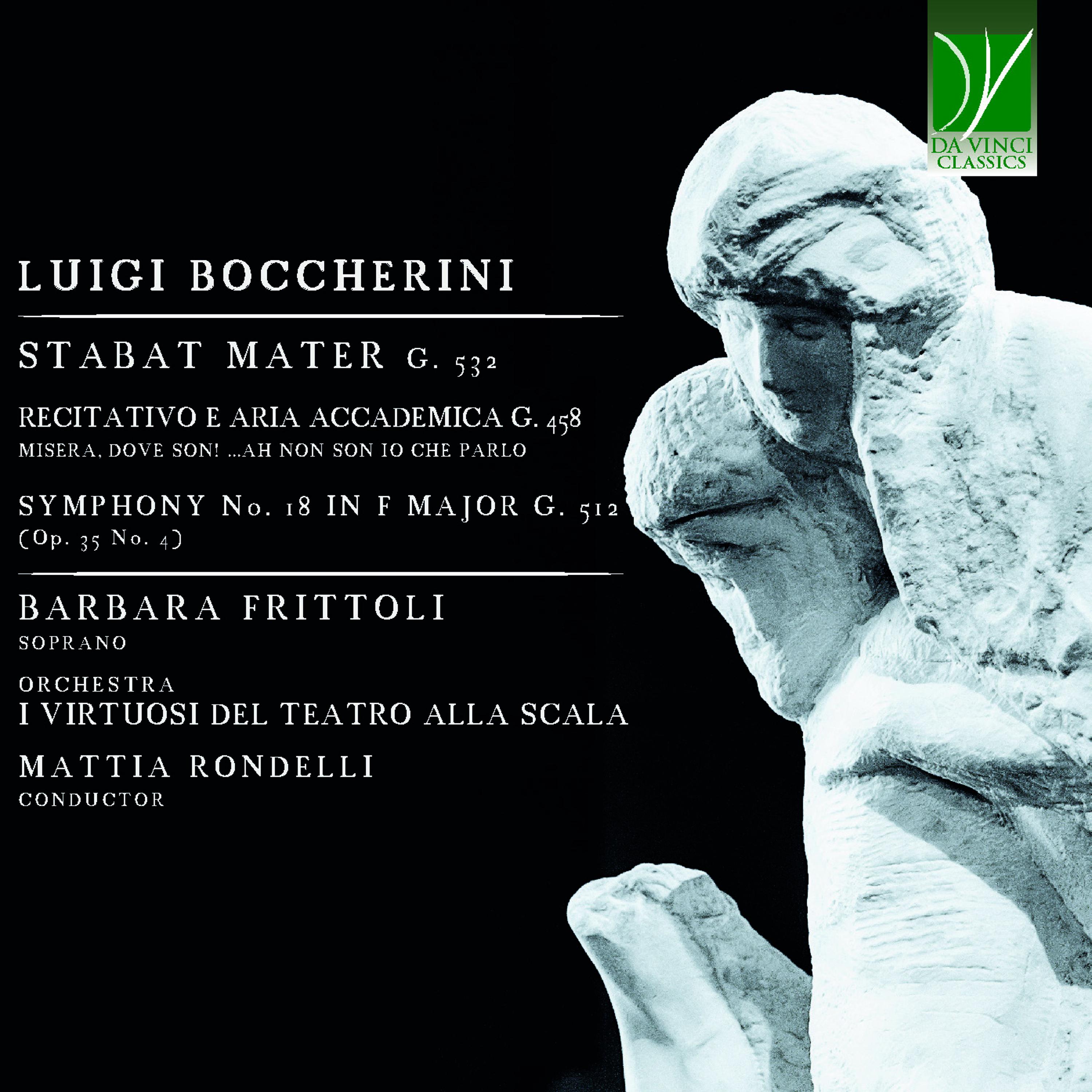 Постер альбома Boccherini: Stabat Mater G.532, Recitativo e Aria Accademica G.458, Symphony No. 18 in F Major G.512