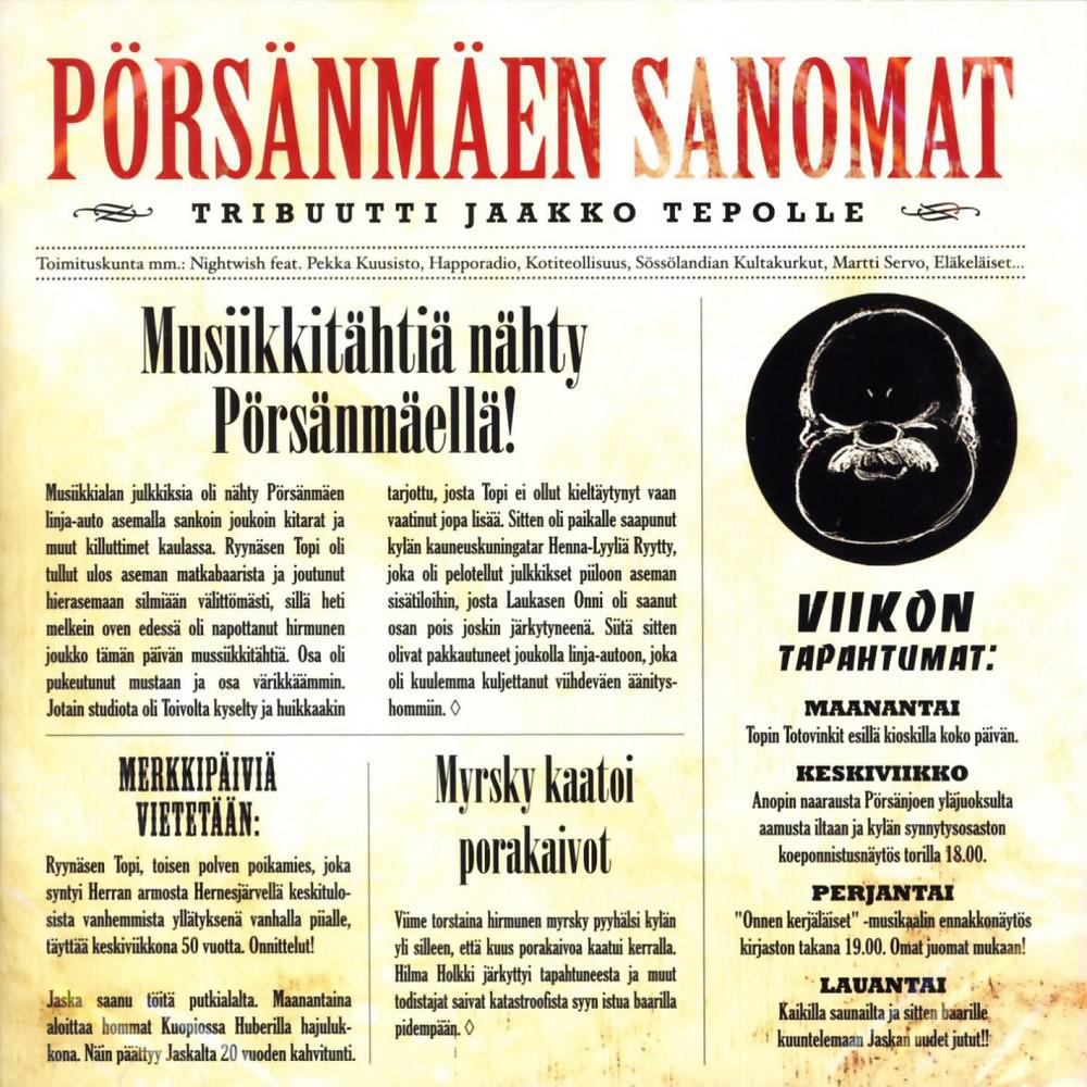 Постер альбома Pörsänmäen Sanomat