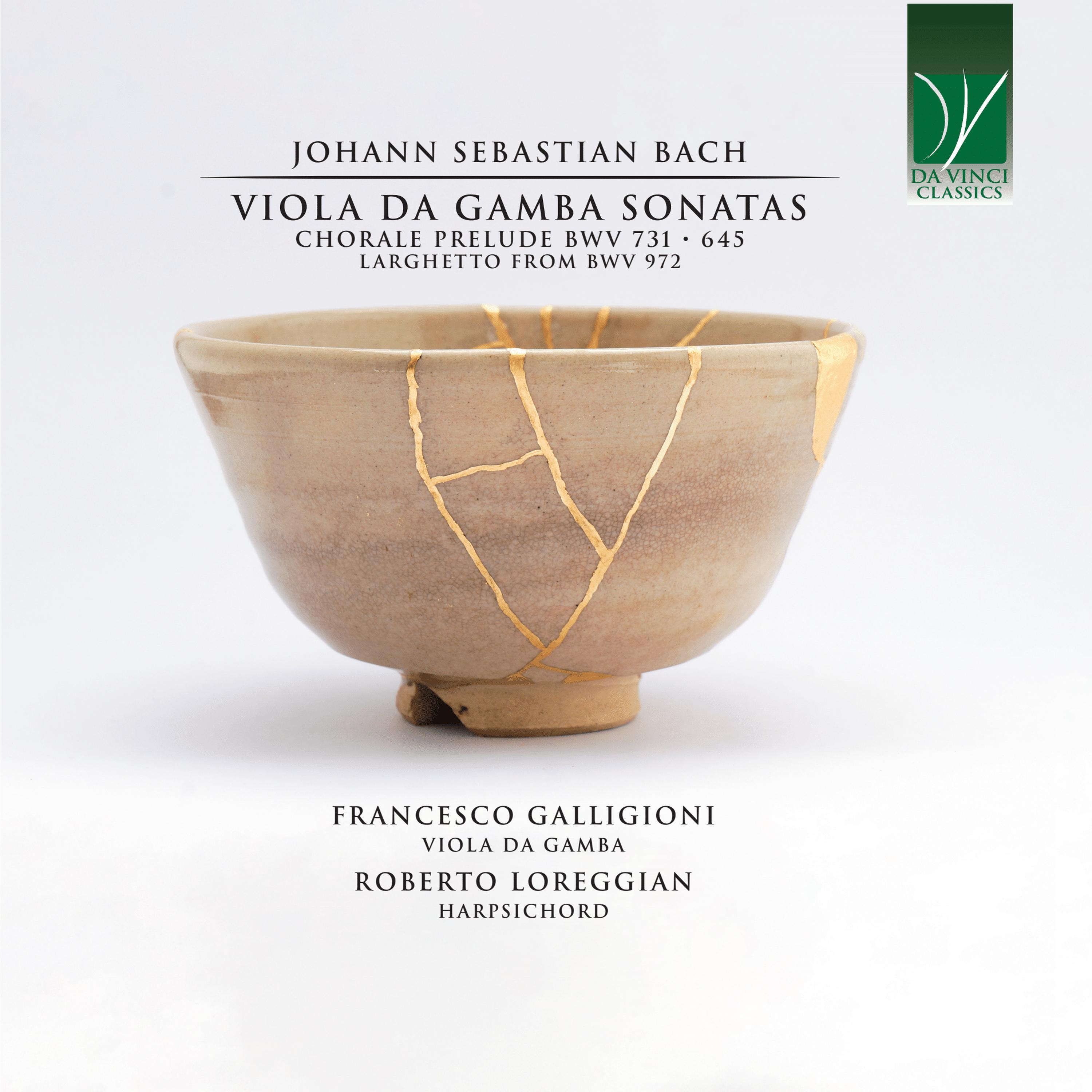 Постер альбома Johann Sebastian Bach: Viola da Gamba Sonatas