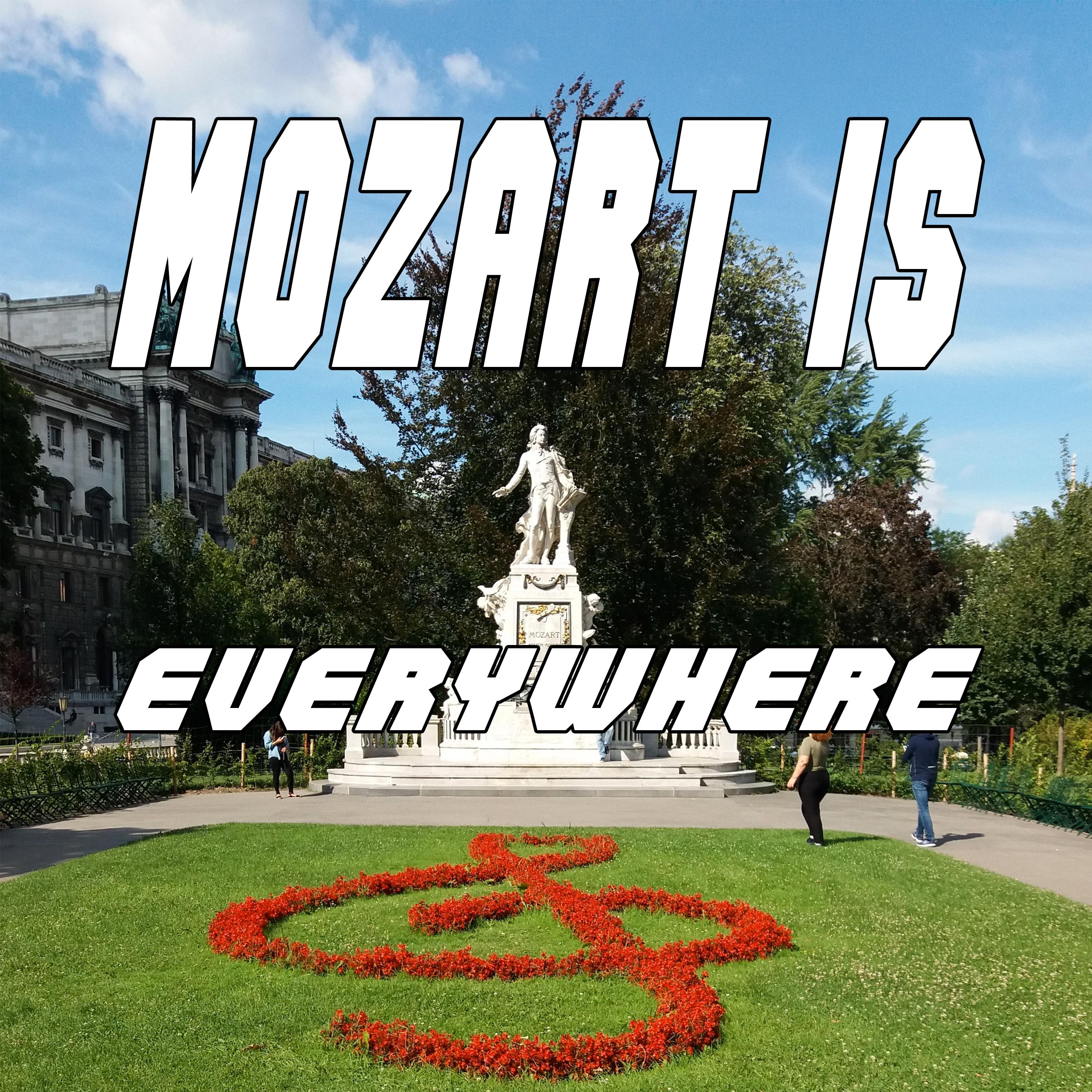 Постер альбома Mozart is everywhere