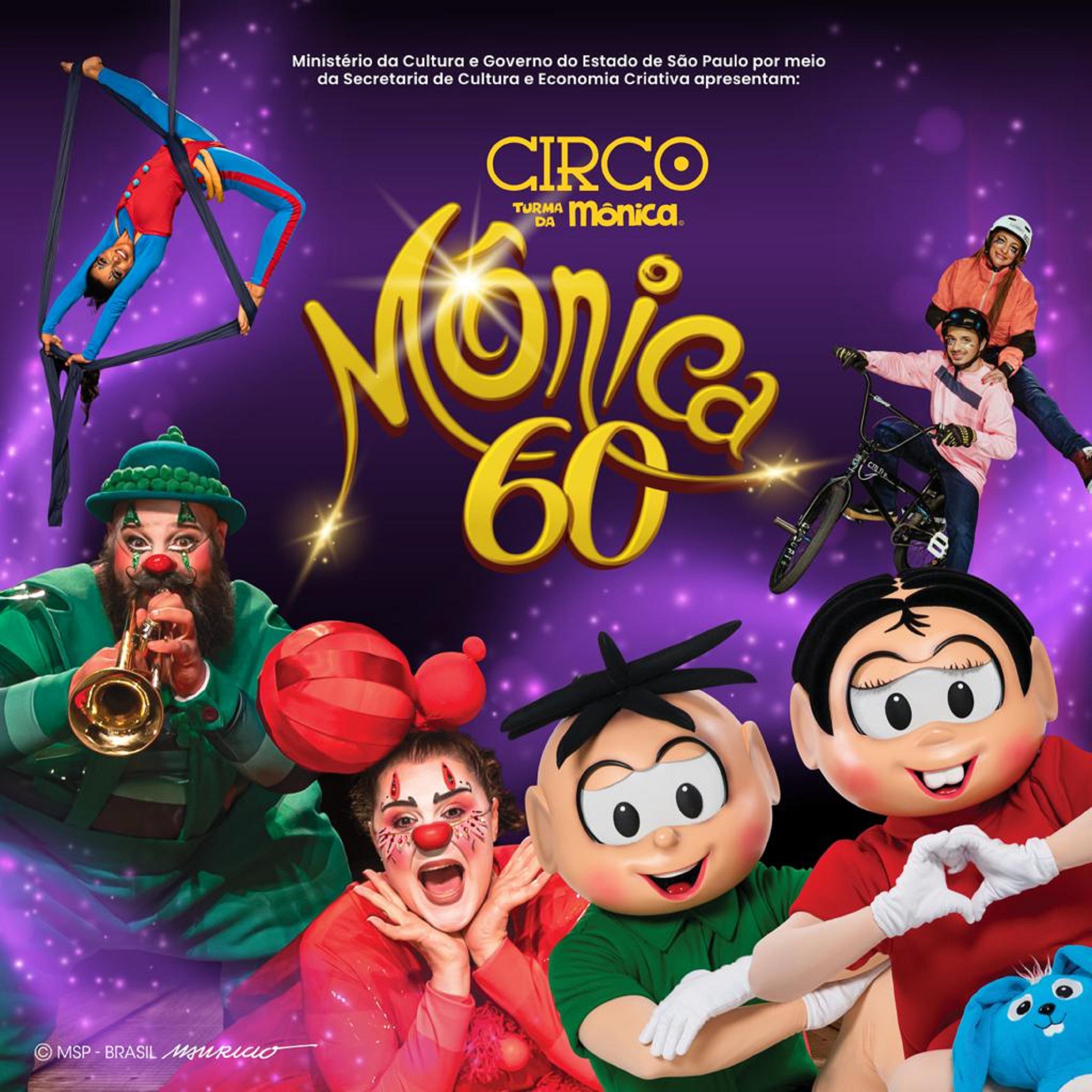 Постер альбома Mônica 60, Circo da Turma da Mônica