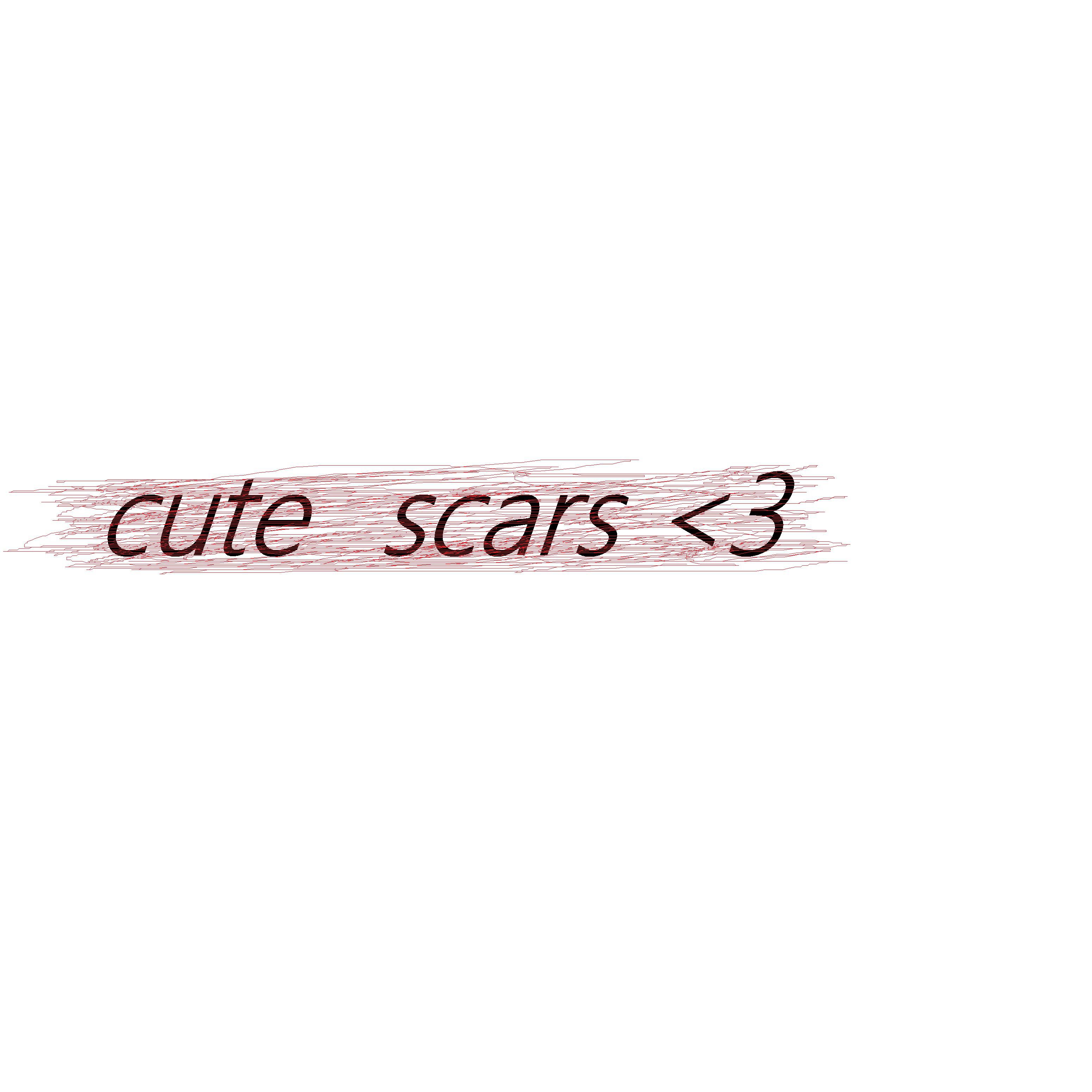 Постер альбома cute scars