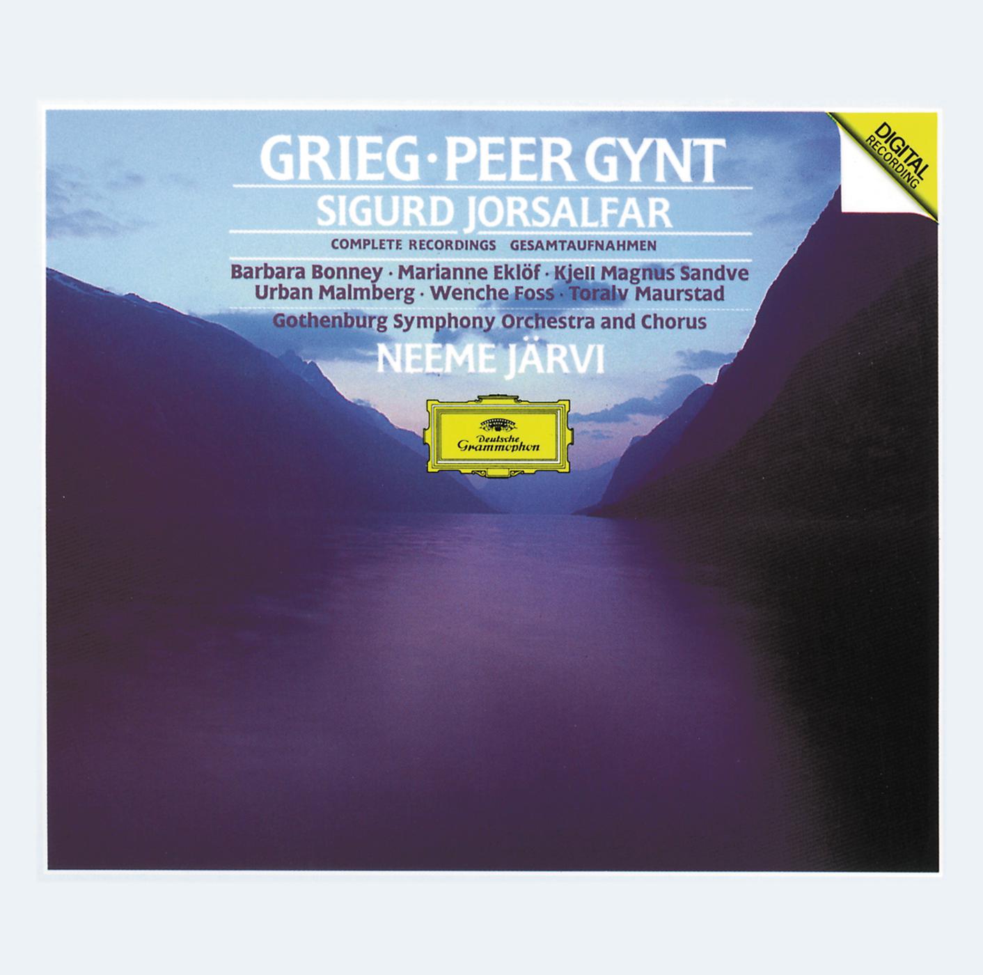 Постер альбома Grieg: Peer Gynt; Sigurd Jorsalfar