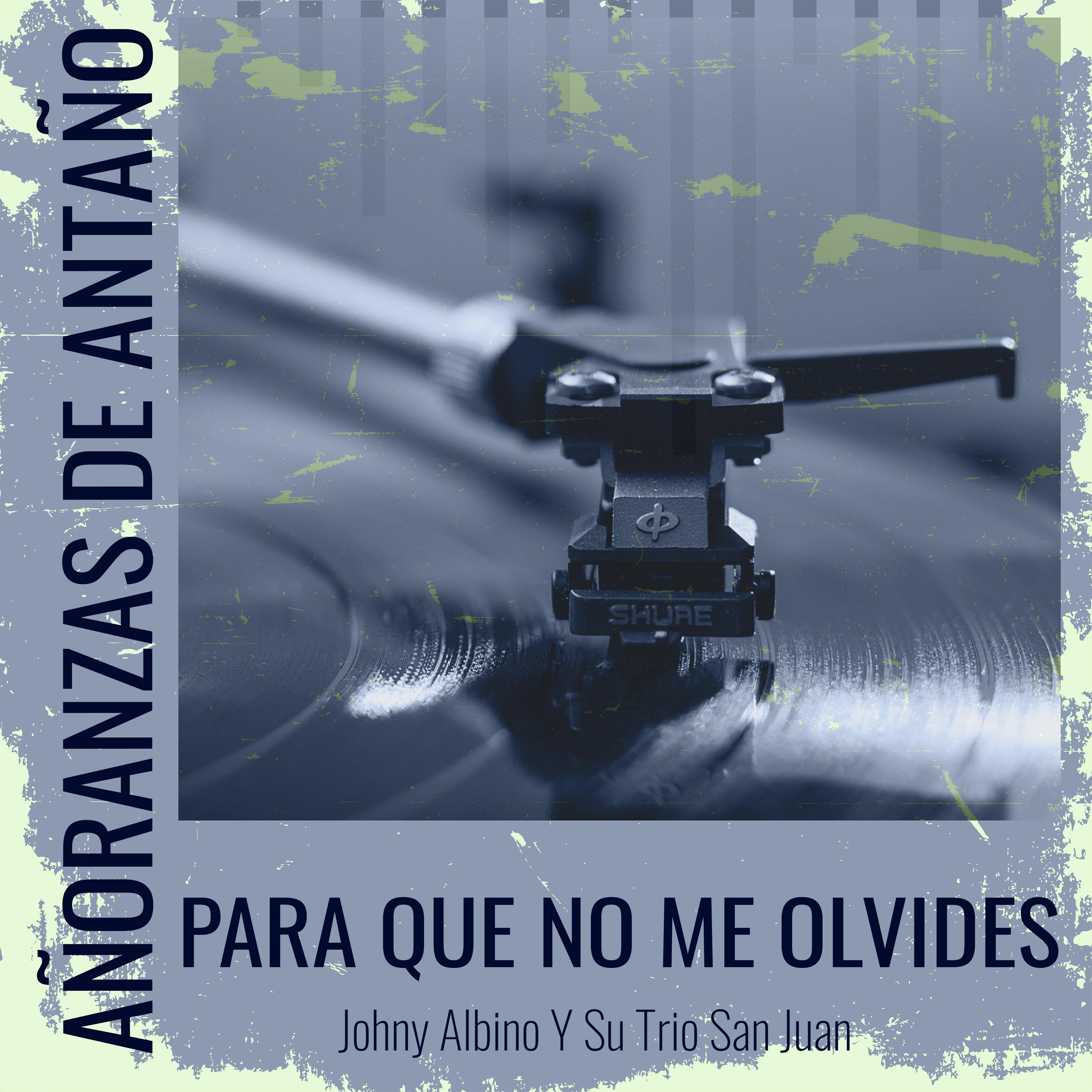 Постер альбома Añoranzas de Antaño - Johny Albino Y Su Trio San Juan - Para Que No Me Olvides