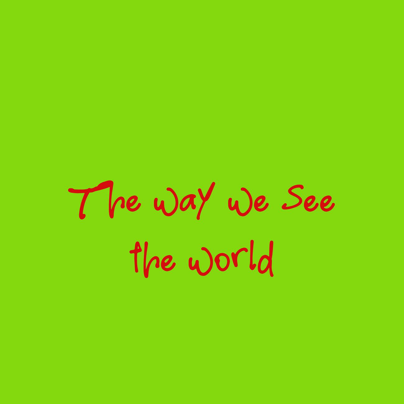 Постер альбома The way we see the world