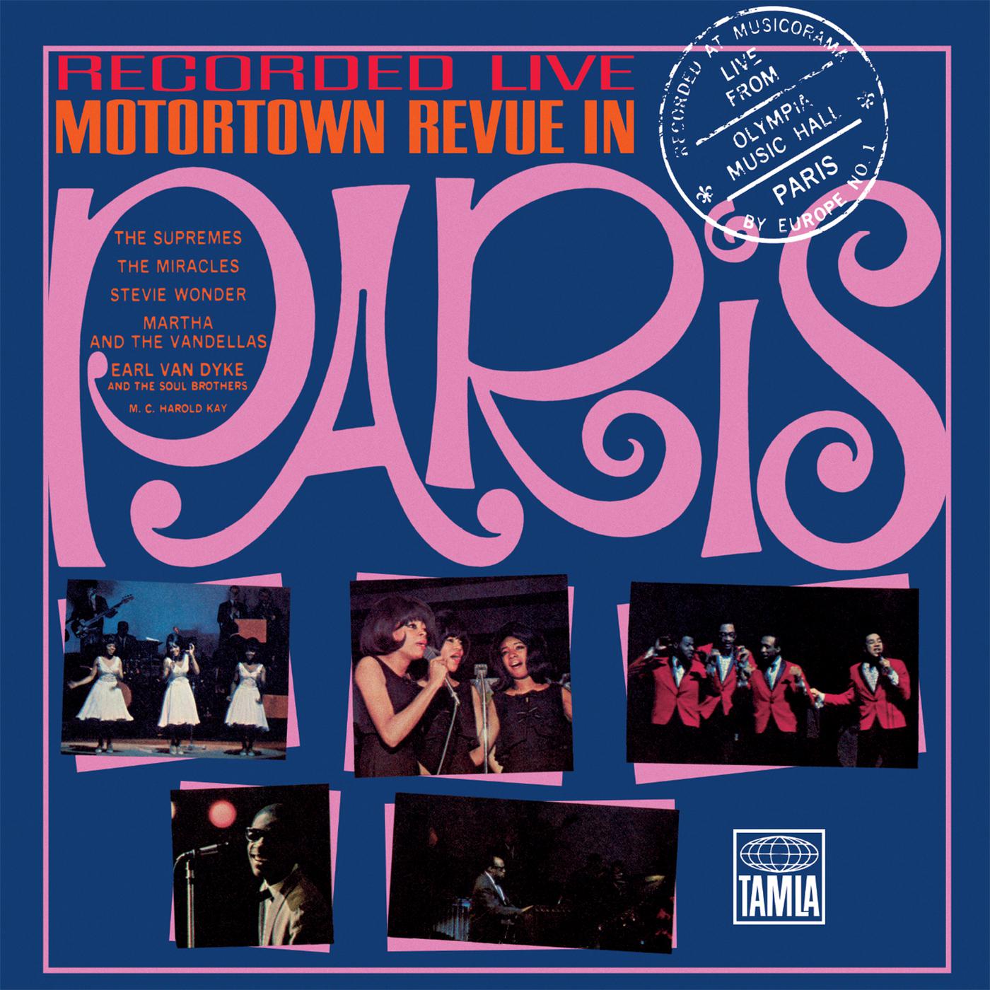 Постер альбома Recorded Live Motortown Revue In Paris