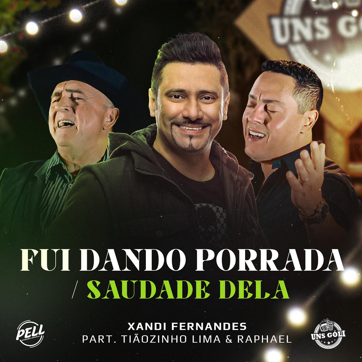 Постер альбома Fui Dando Porrada / Saudade Dela (Ao Vivo)