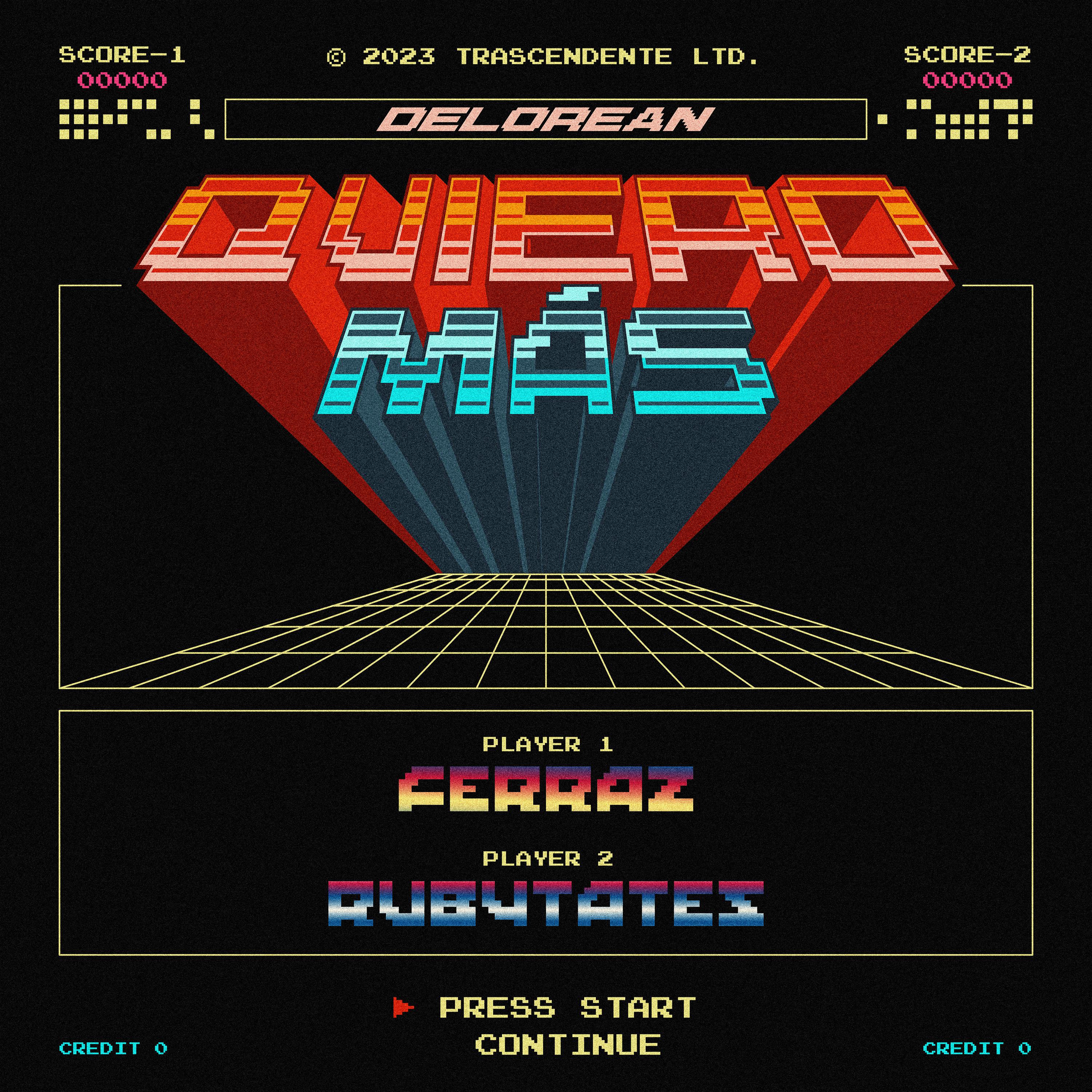 Постер альбома Quiero Más (Delorean)