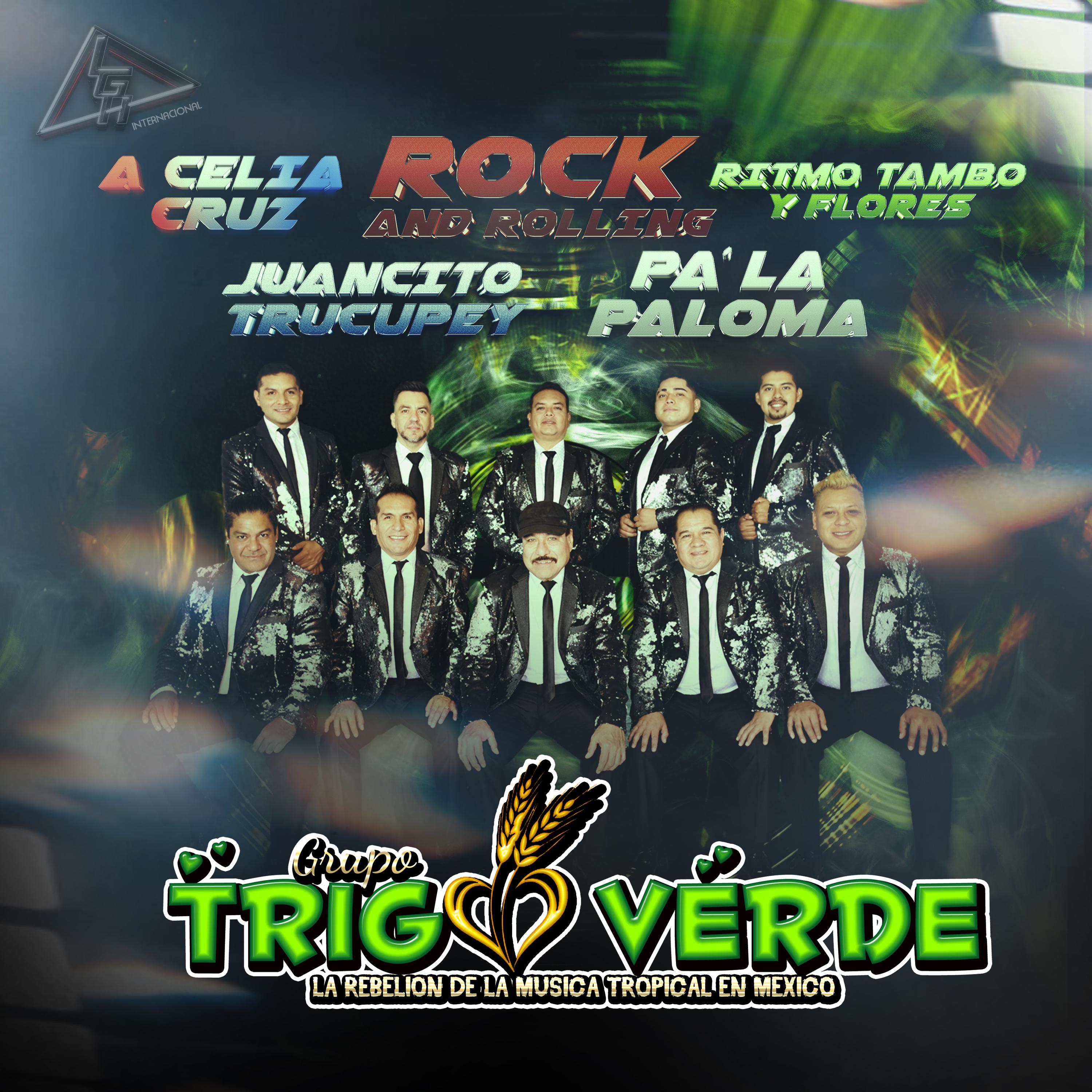 Постер альбома A Celia Cruz: Juancito Trucupey / Ritmo Tambo y Flores / Rock And Rolling / Pa la Paloma