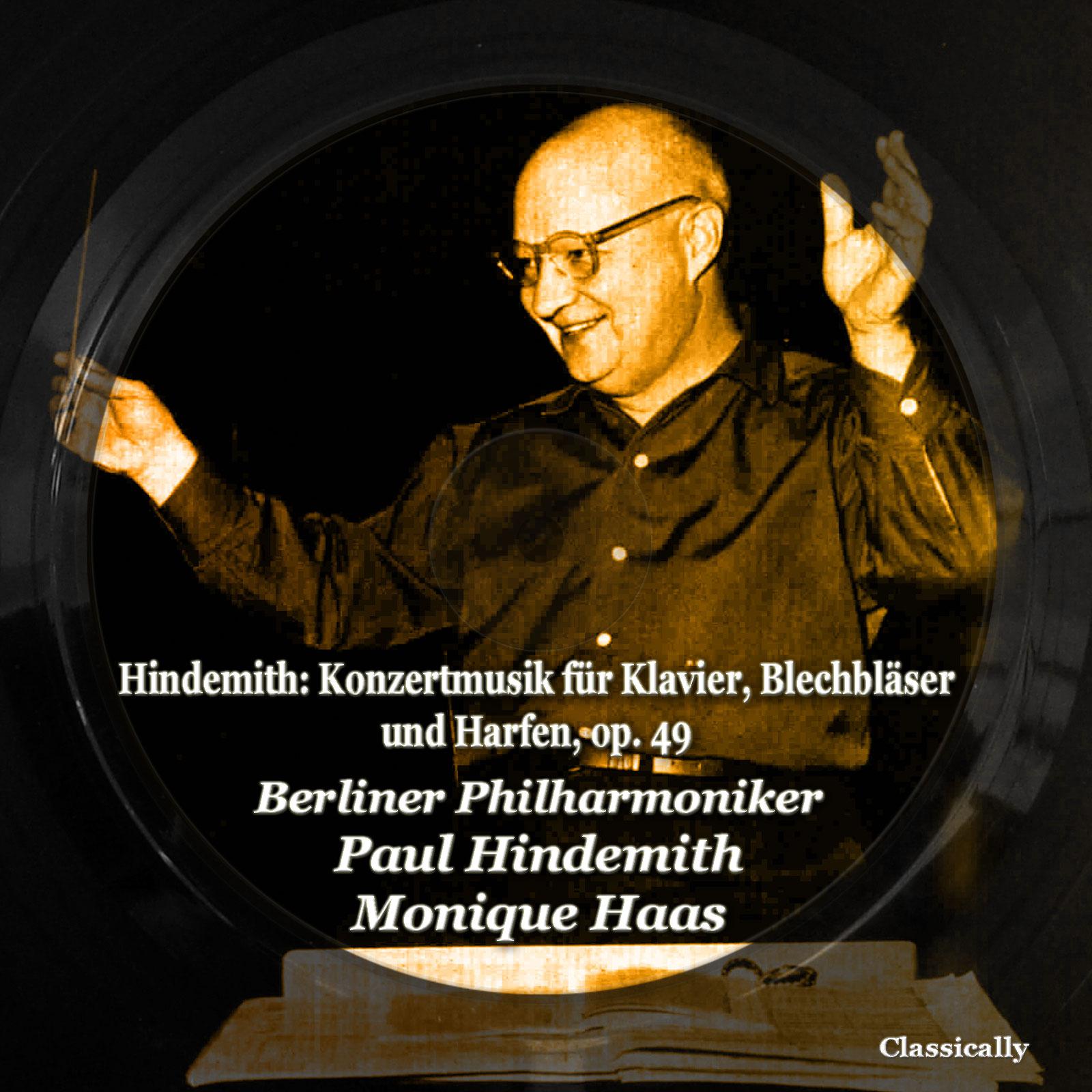 Постер альбома Hindemith: Konzertmusik Für Klavier, Blechbläser Und Harfen, Op. 49