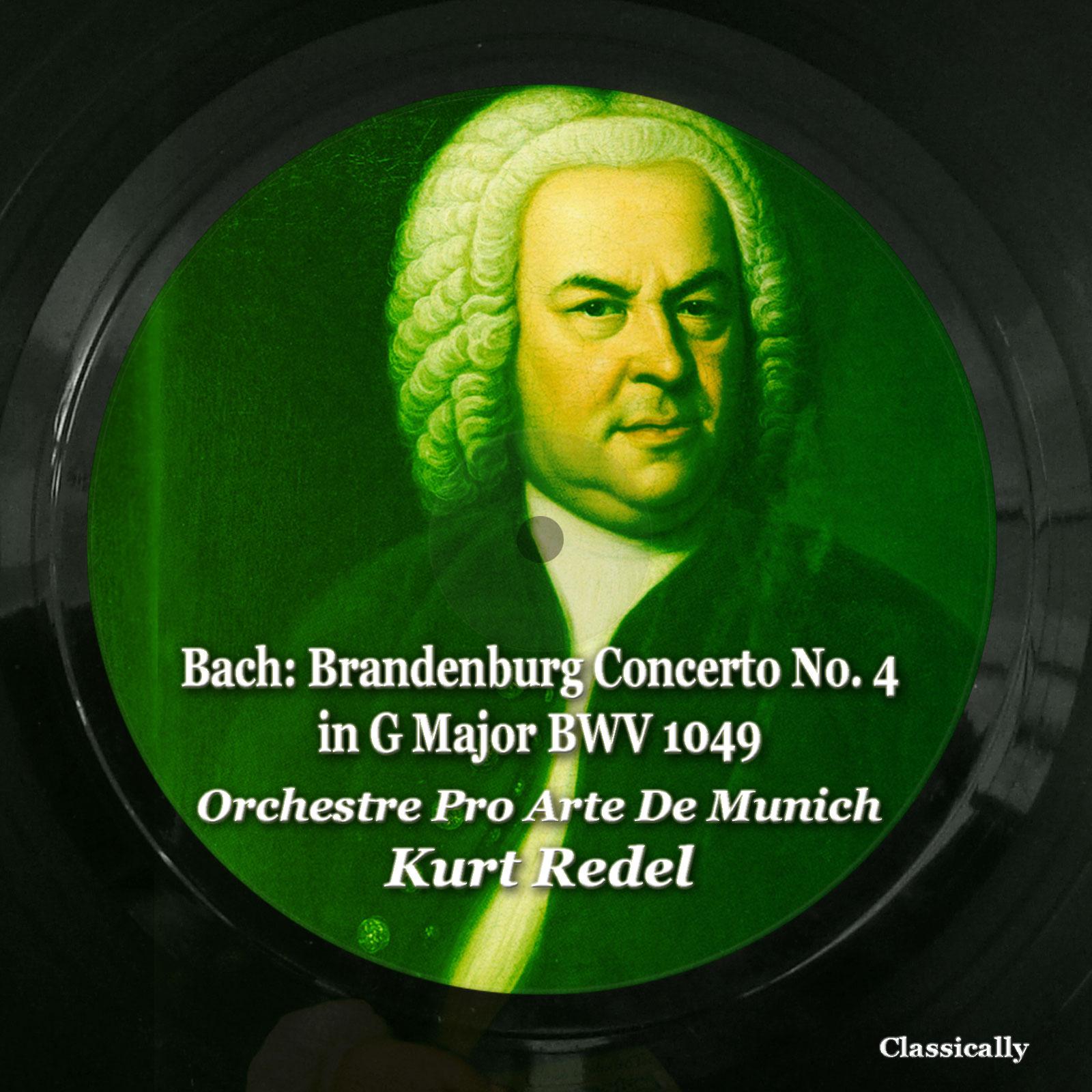 Постер альбома Bach: Brandenburg Concerto No. 4 G Major BWV 1049