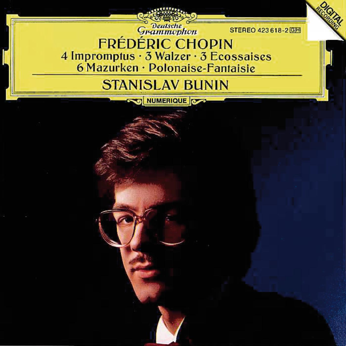 Постер альбома Chopin: Impromptus opp. 29, 36, 51, 66; Valses op. posth.; Ecossaises op. 72 No. 3; Mazurkas opp. 30,2-41,1-63,3-56,2-67,3 u. 4, Polonaise-Fantaisie op.61