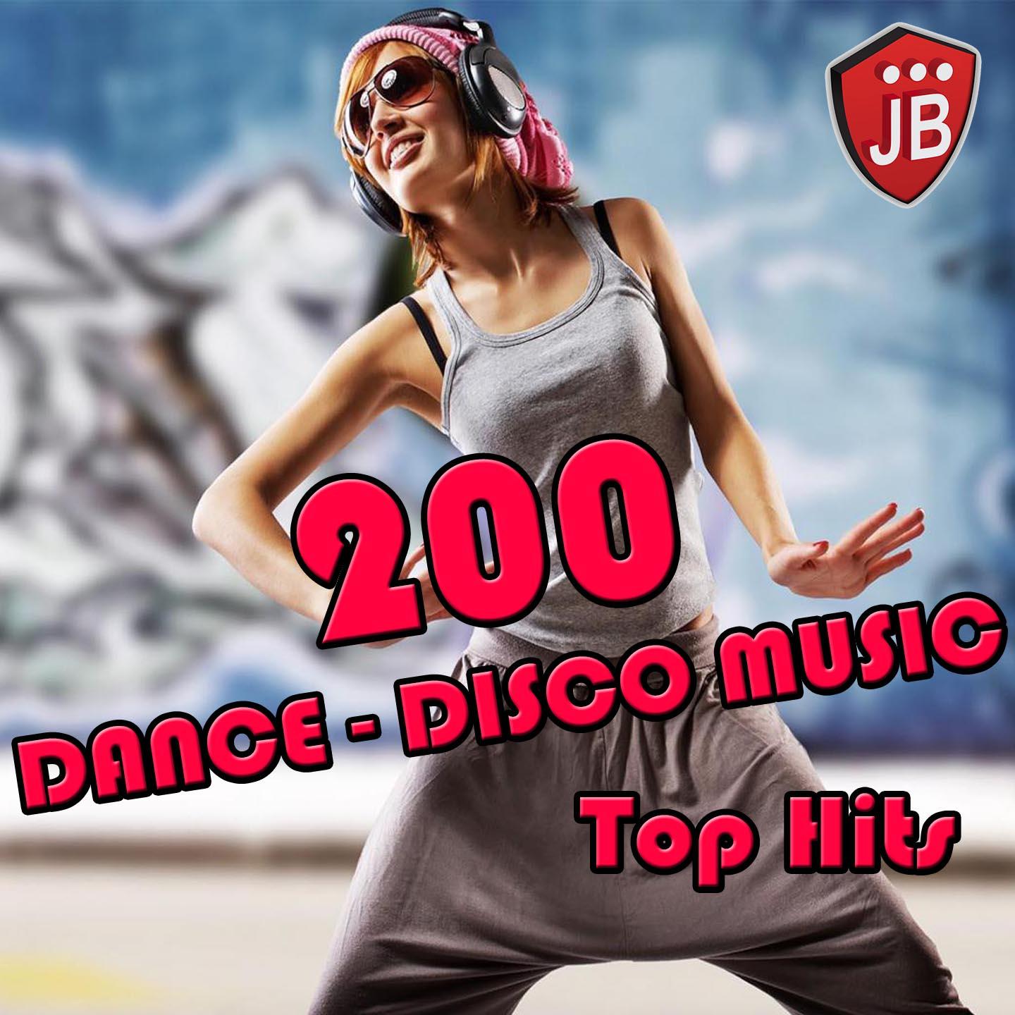 Постер альбома 200 Dance-Disco Music Top Hits