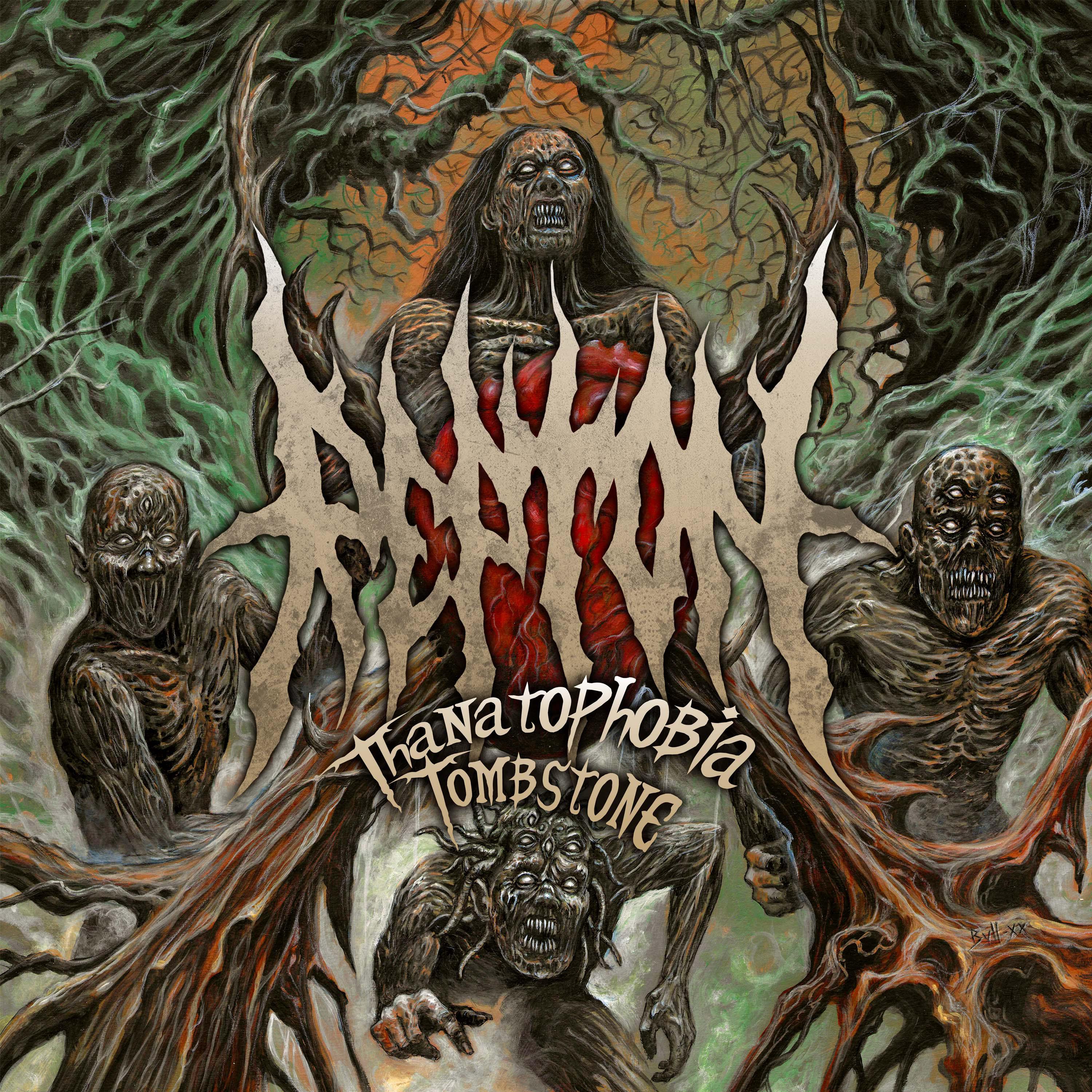 Постер альбома Thanatophobia Tombstone