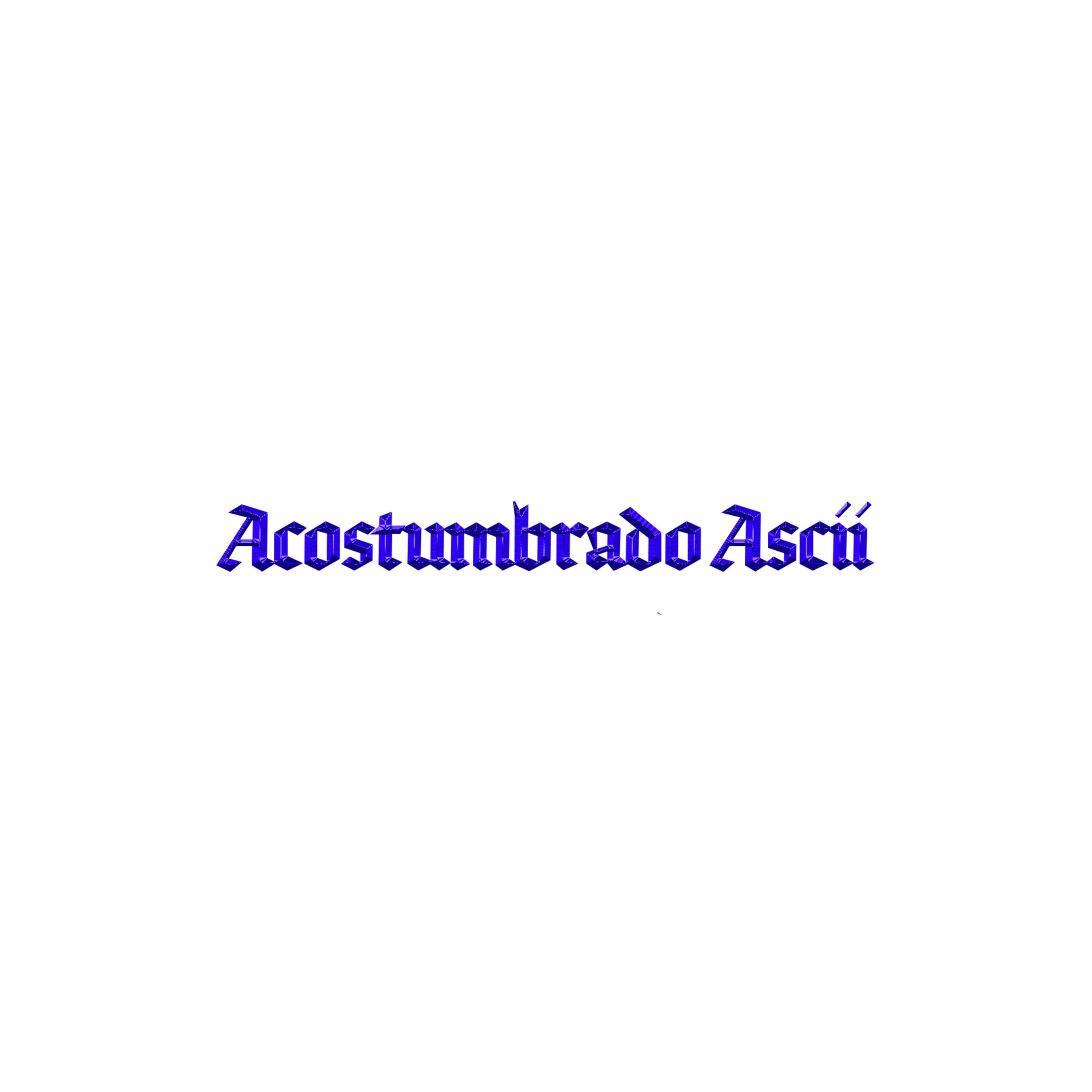 Постер альбома Acostumbrado Ascii