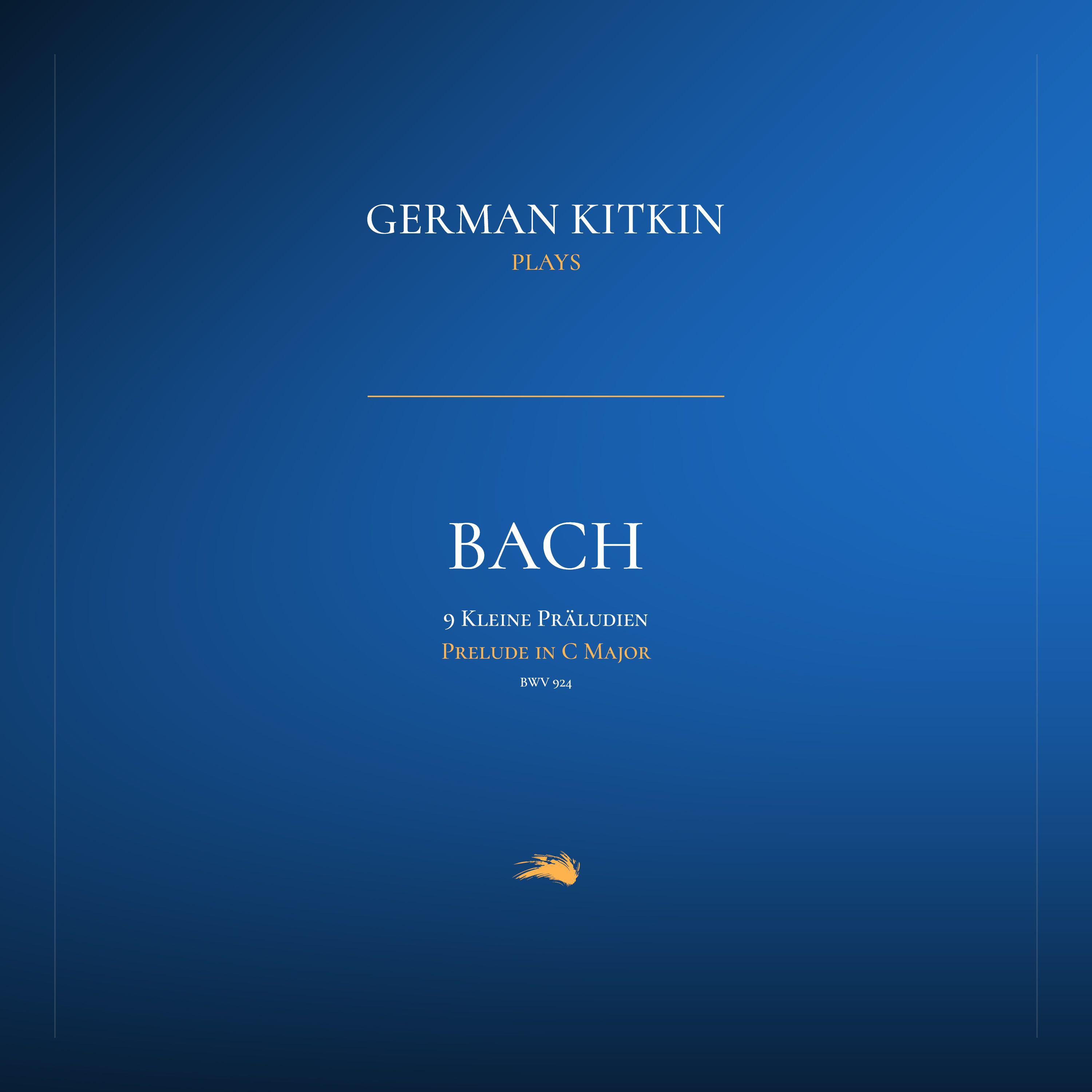 Постер альбома Prelude in C Major, BWV 924