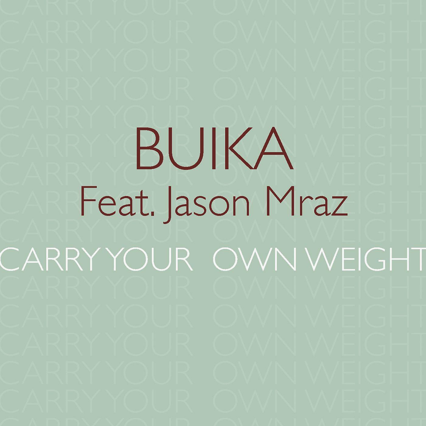 Постер альбома Carry your own weight (feat. Jason Mraz)