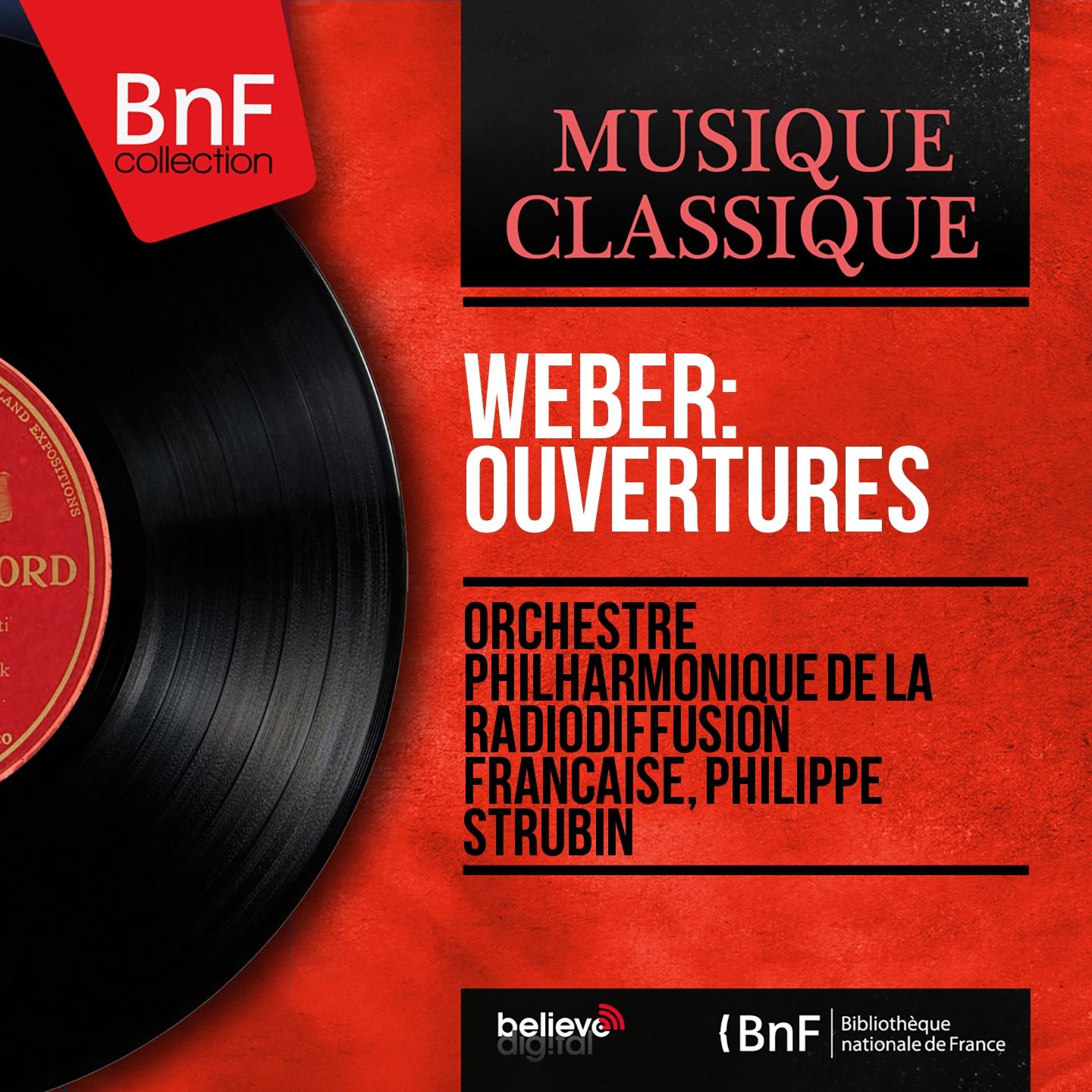 Постер альбома Weber: Ouvertures (Mono Version)