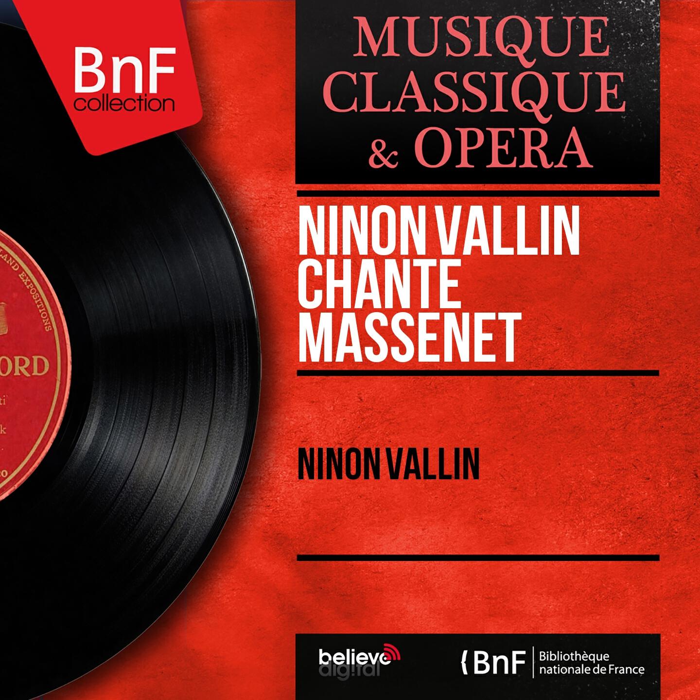 Ninon Vallin - Manon: Gavotte. 