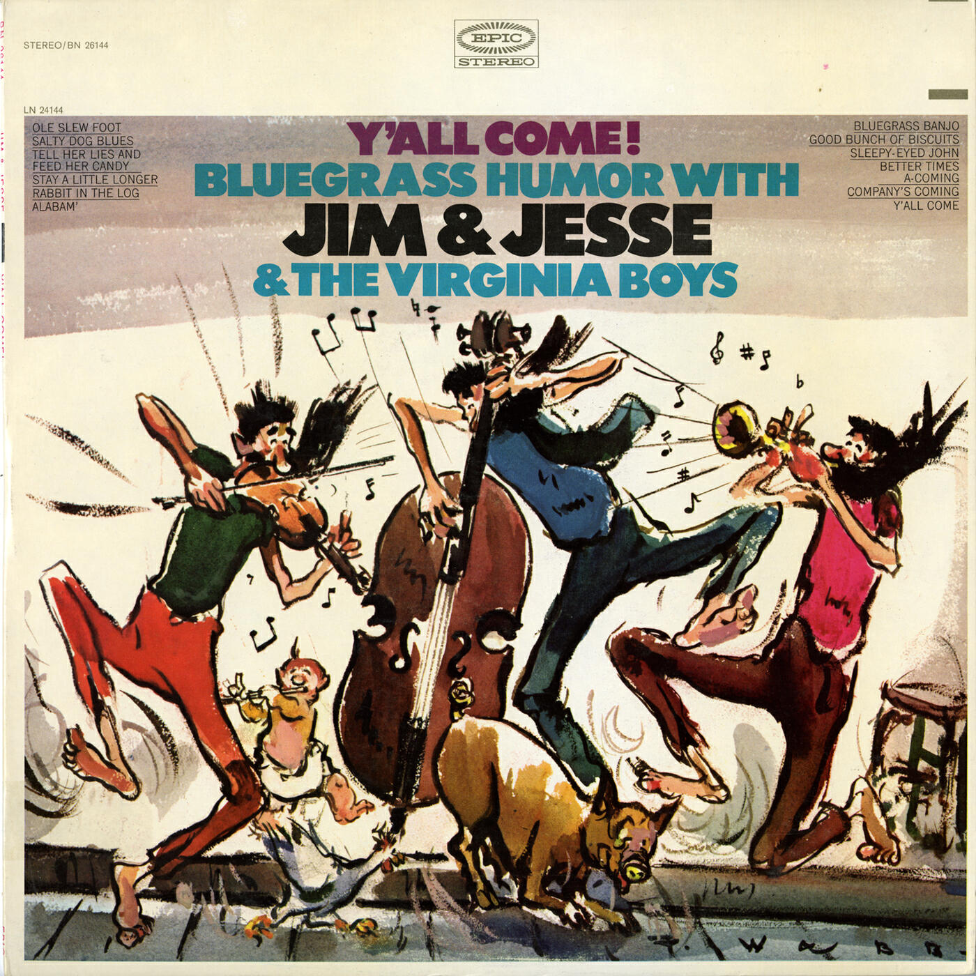 Jim and Jesse and The Virginia Boys - Blue Grass Banjo
