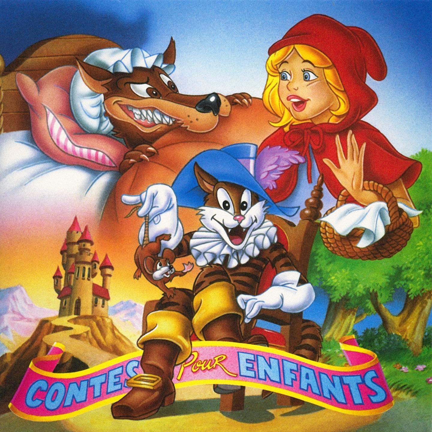 Постер альбома Contes pour enfants, Vol. 3 (Le Chat botté / Le Petit Chaperon rouge / Trois Messes basses / La Barbe bleue / Les fées / Le Diable aux cheveux d'or)