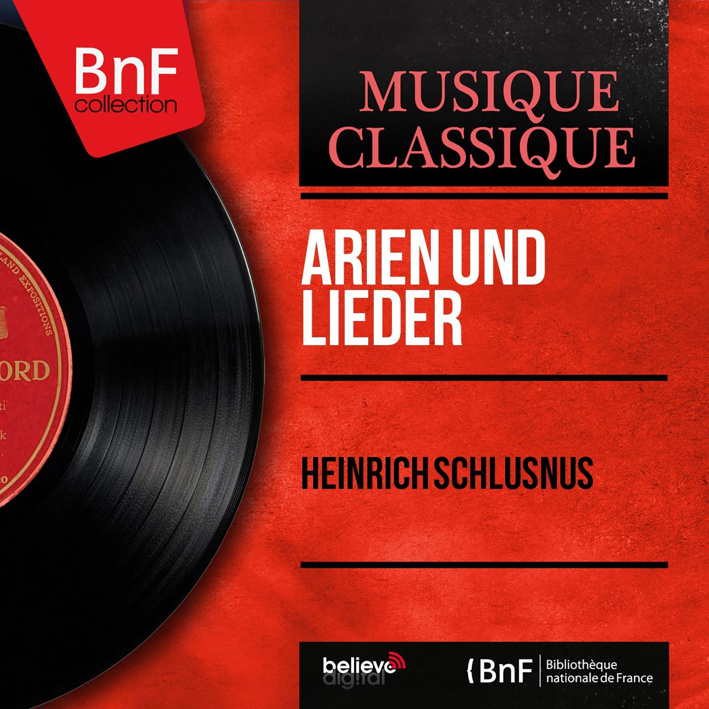 Постер альбома Arien und Lieder (Mono Version)