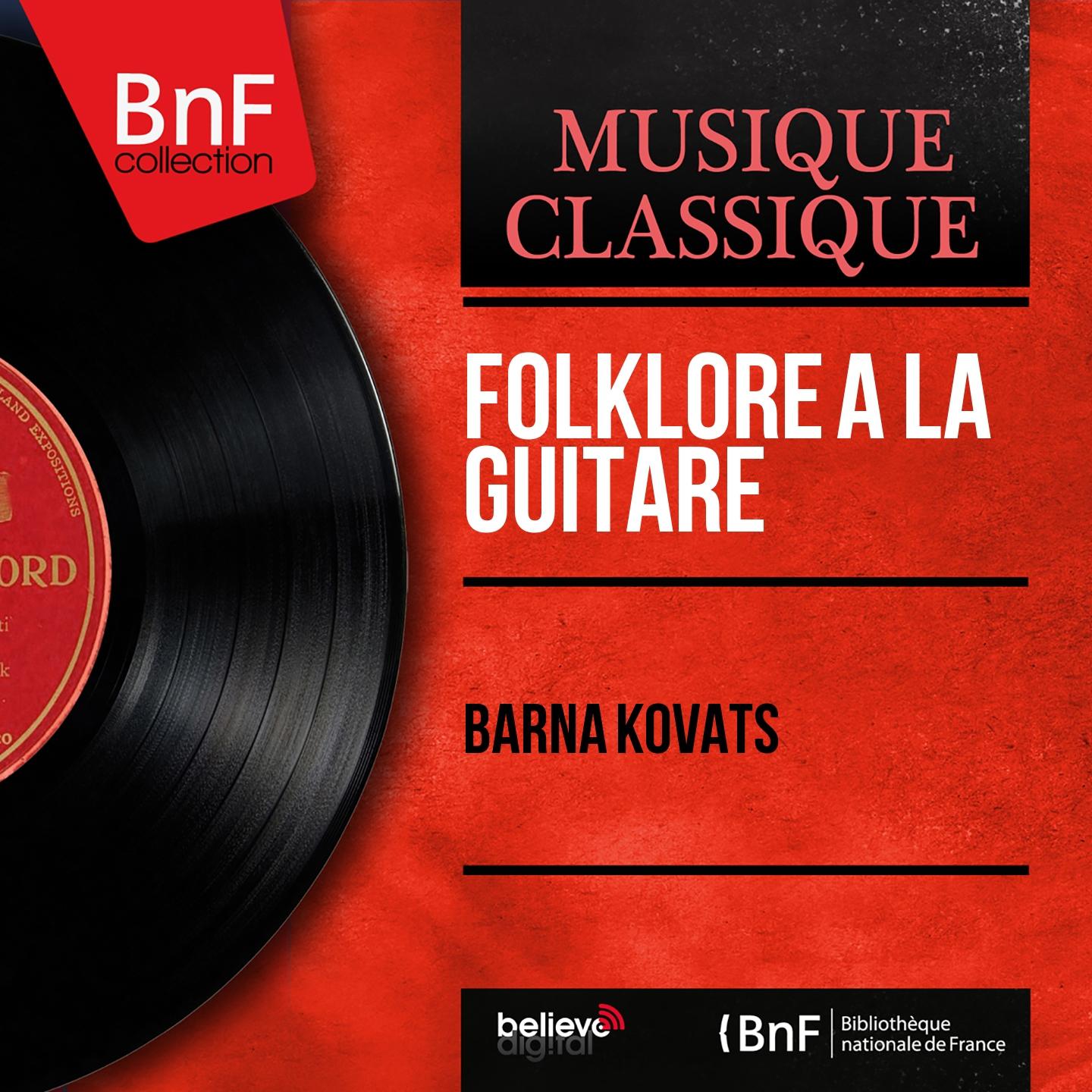 Постер альбома Folklore à la guitare (Mono Version)