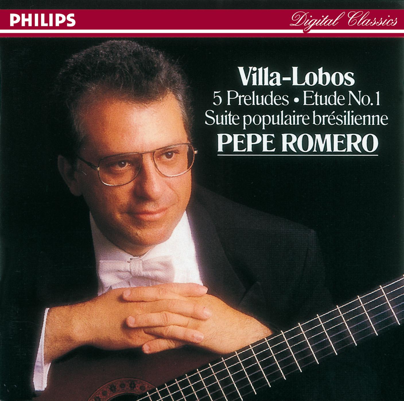 Постер альбома Villa-Lobos: 5 Preludes; Suite populaire brésilienne