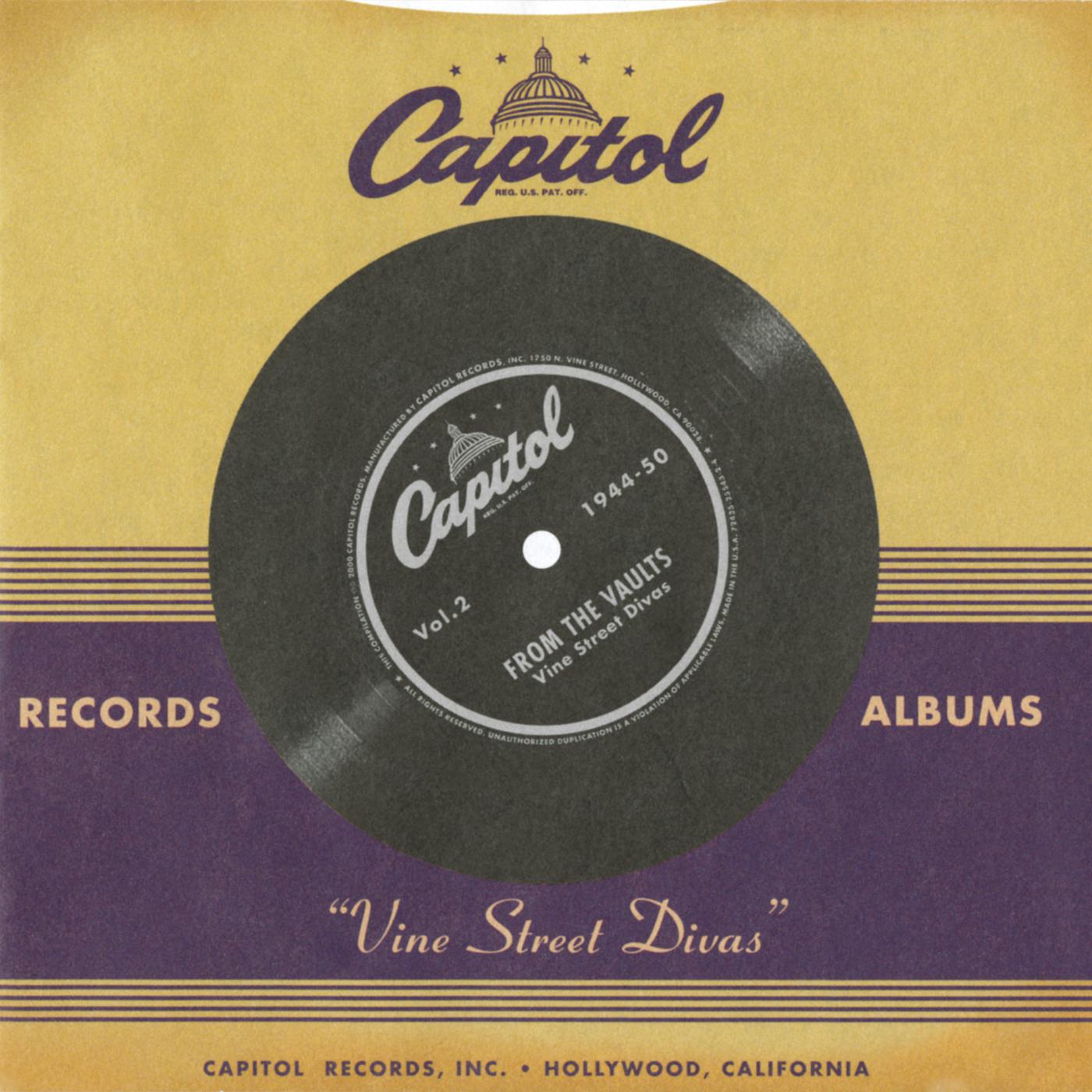 Постер альбома Capitol Records From The Vaults: "Vine Street Divas"