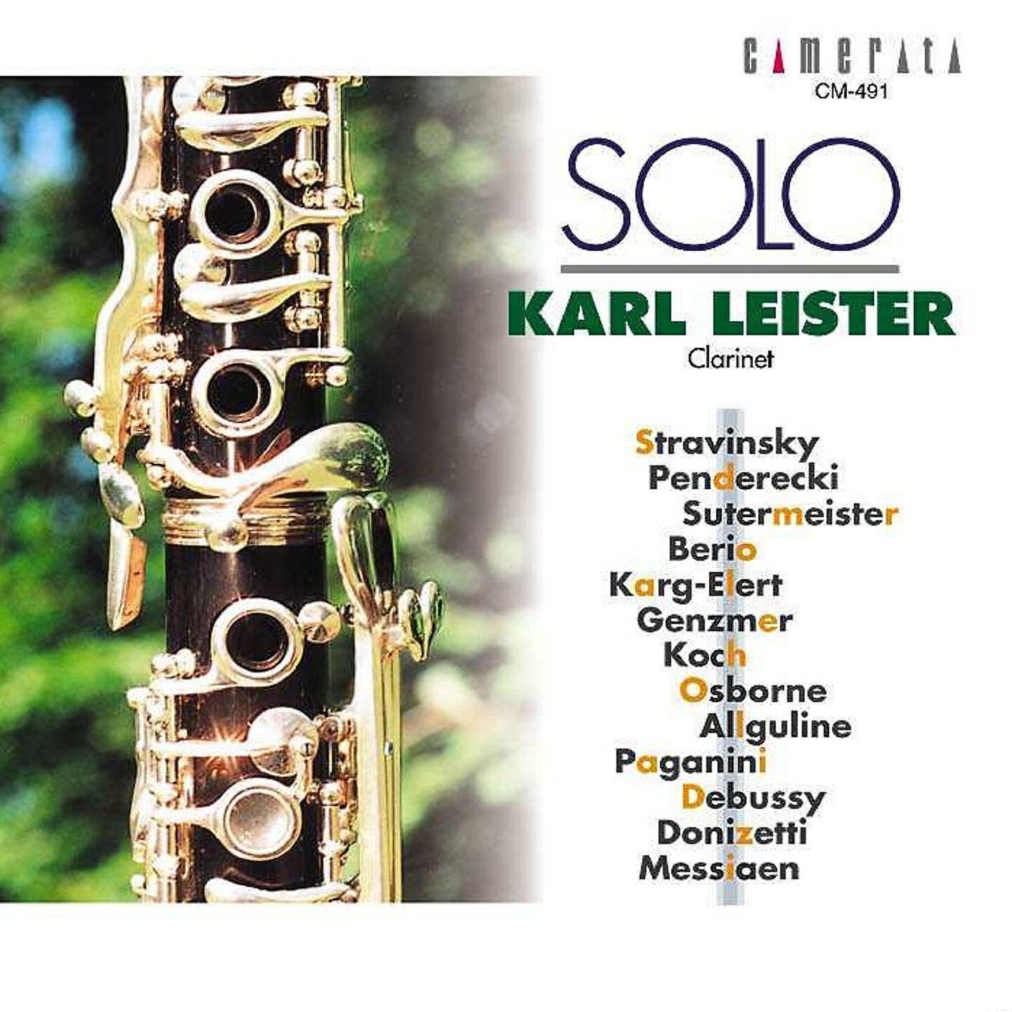 Karl Leister - Quatuor pour la fin du temps: III. Abîme des oiseaux
