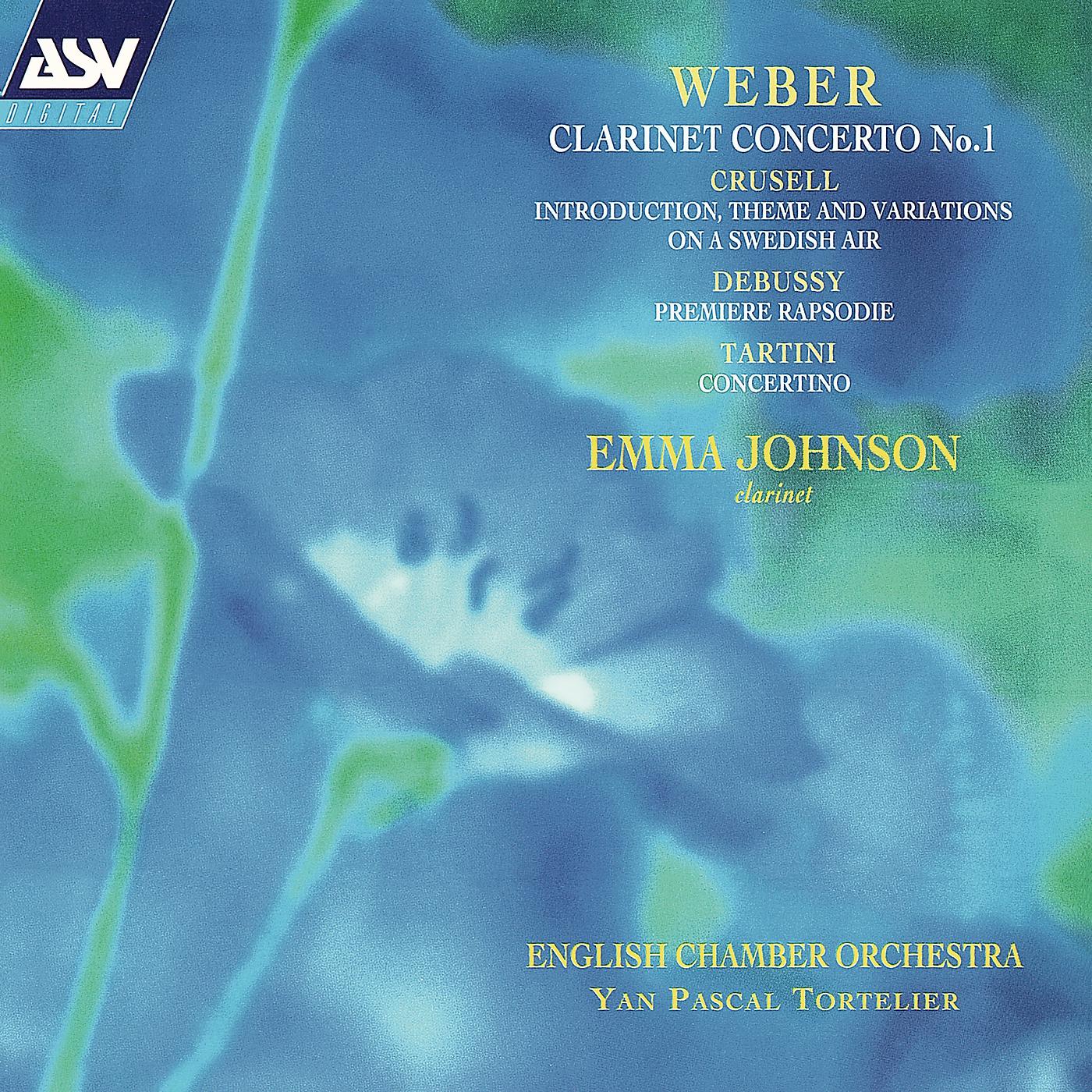 Постер альбома Weber: Clarinet Concerto No.1; Tartini: Concertino etc