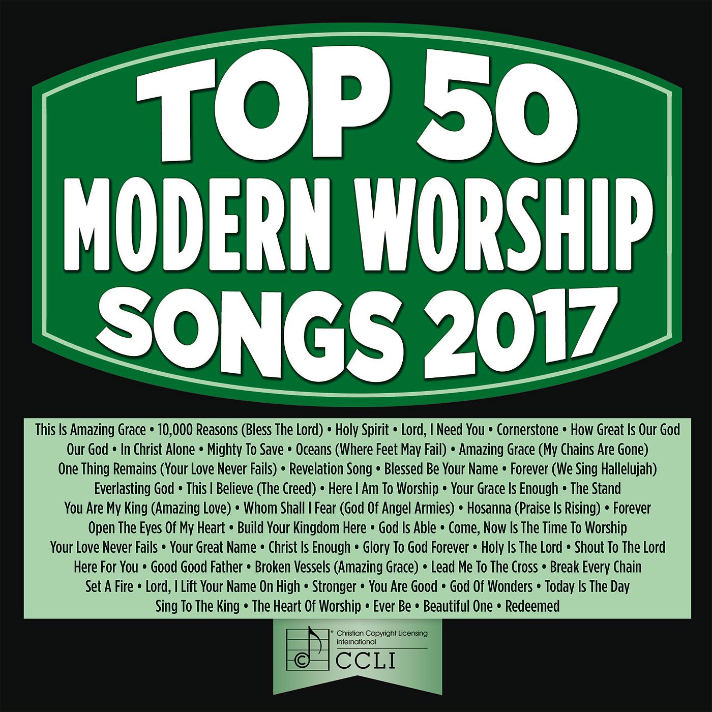 Постер альбома Top 50 Modern Worship Songs 2017
