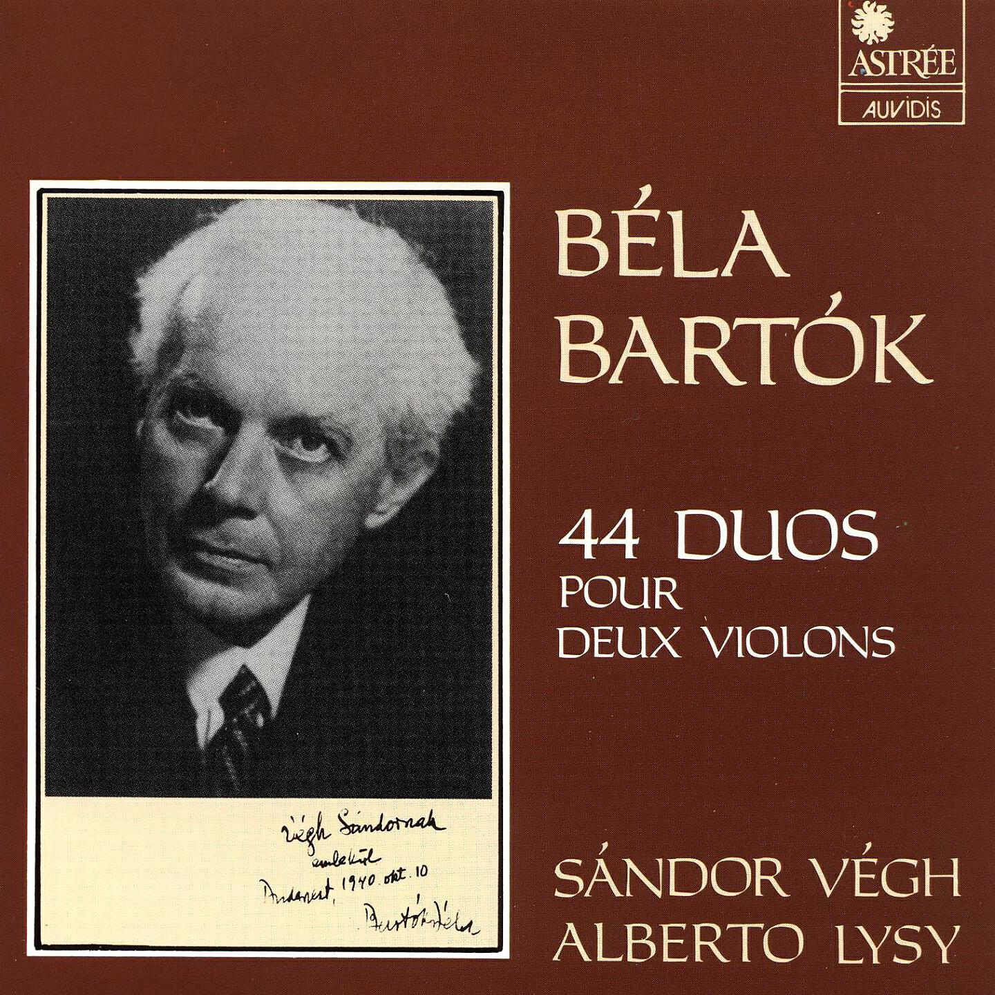 Sandor Végh - 44 duos pour deux violons, Sz. 98: No. 31, Chanson pour le jour de l'an 4