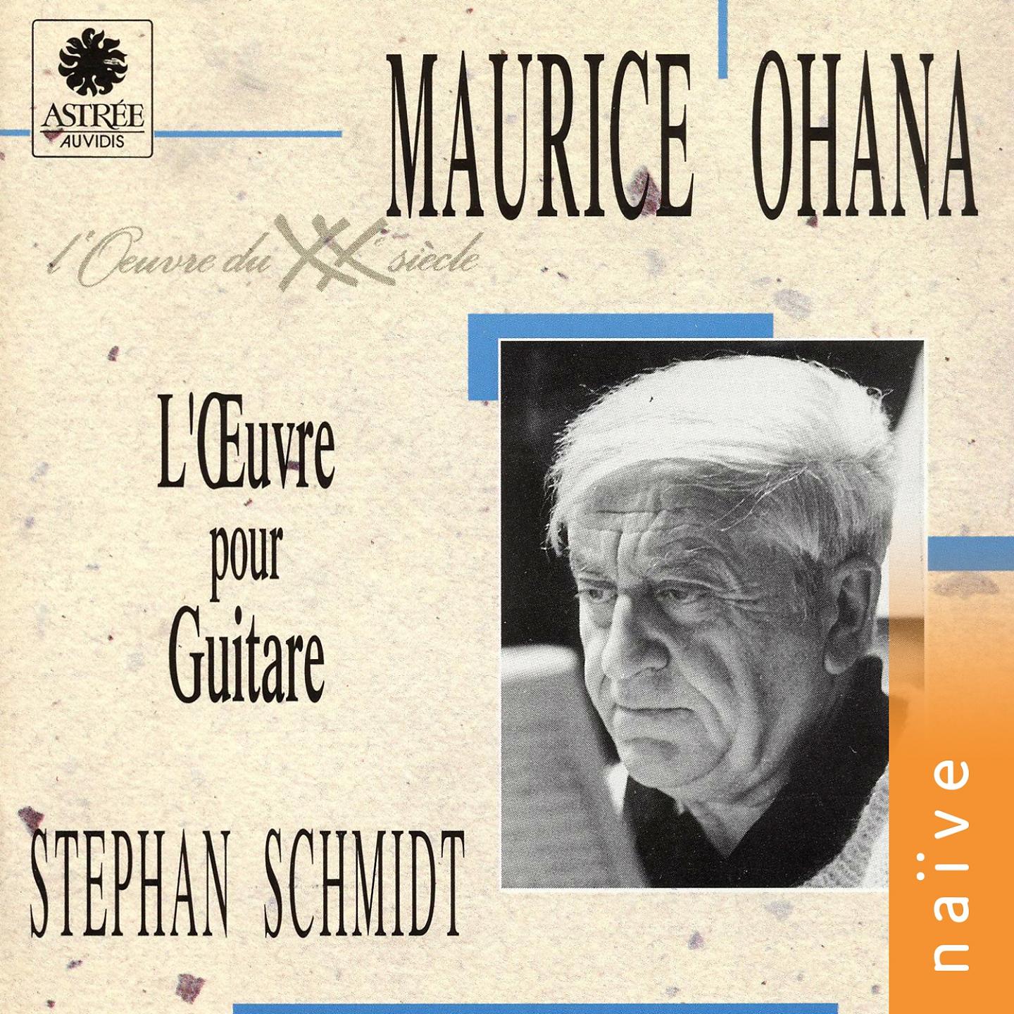 Постер альбома Ohana: L'œuvre pour guitare