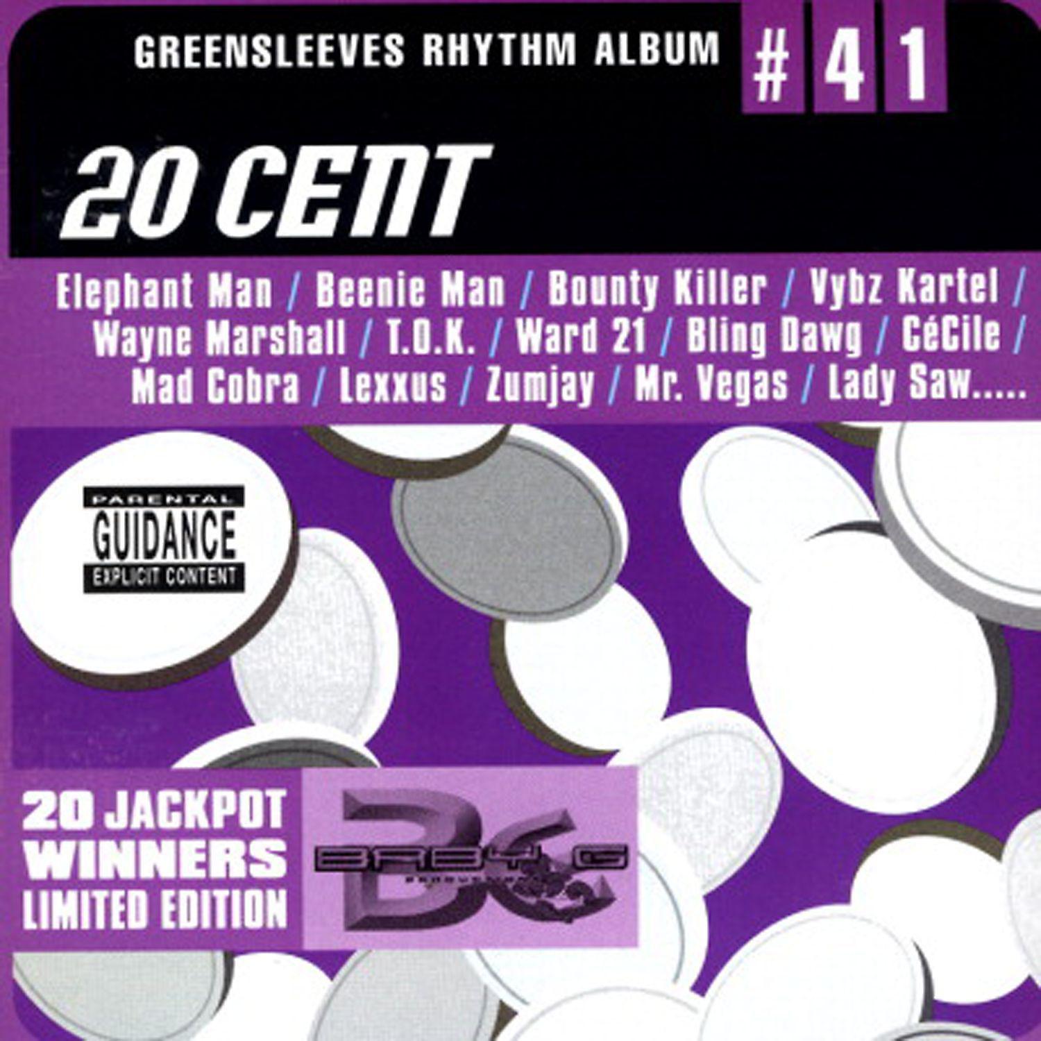 Постер альбома Greensleeves Rhythm Album #41: 20 Cent