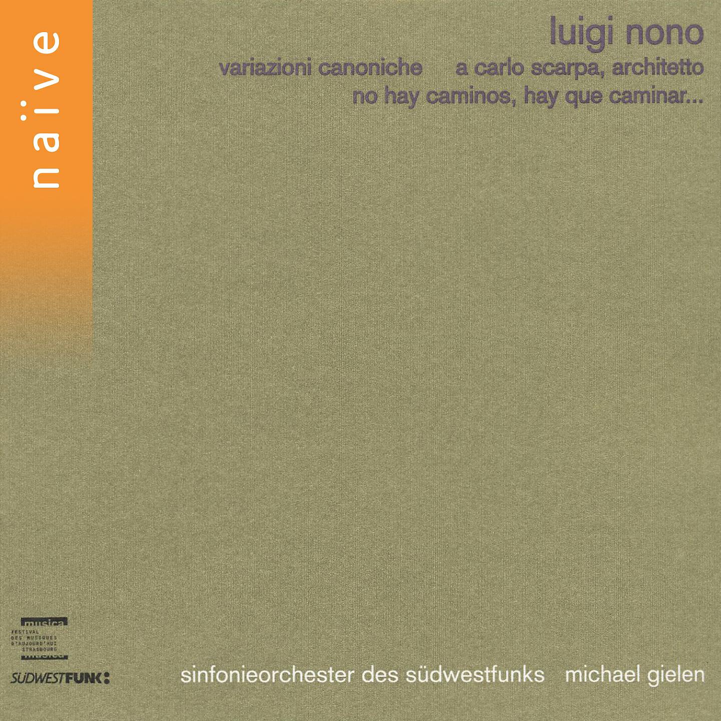 Sinfonieorchester des Südwestfunks - A Carlo Scarpa, architetto ai suoi infiniti possibili