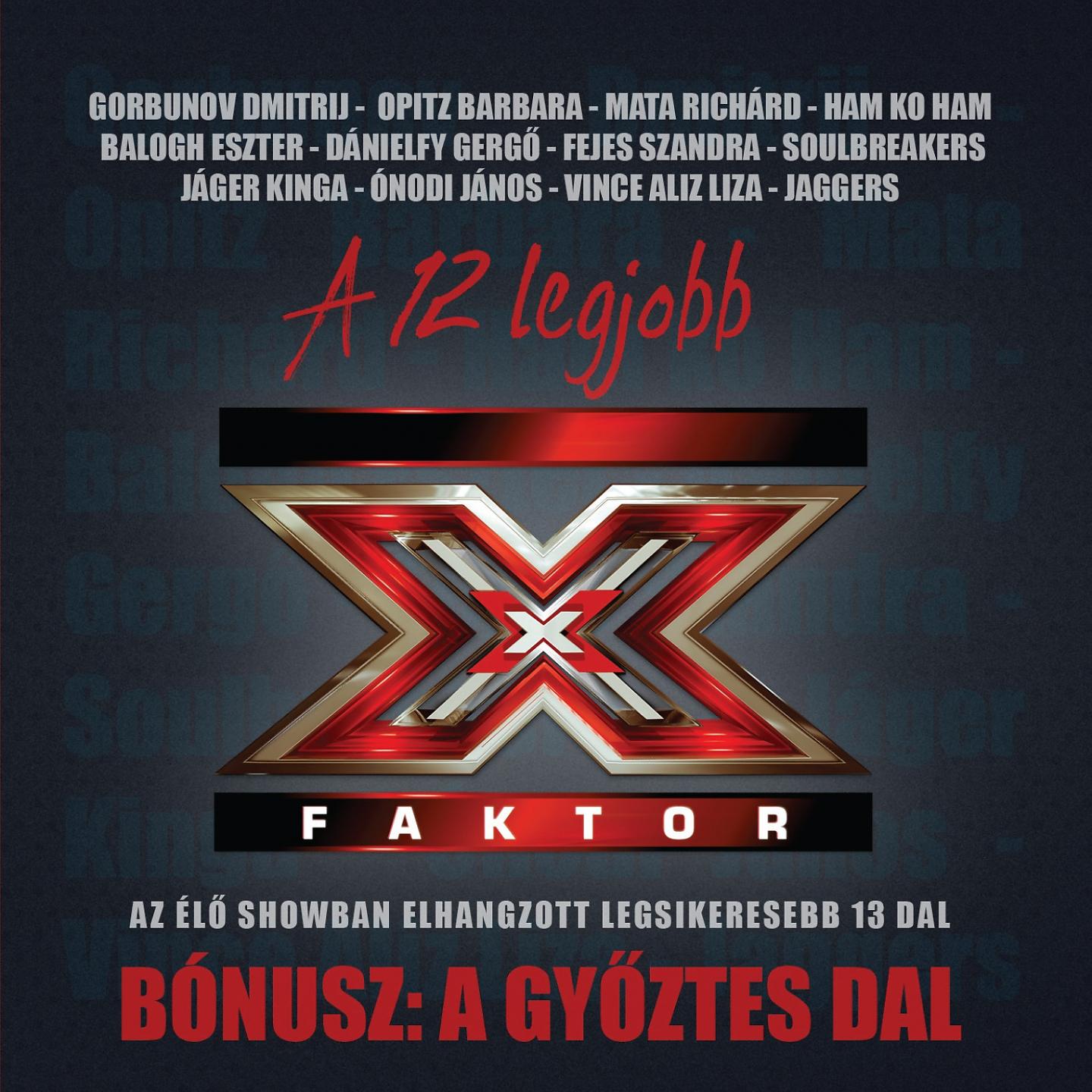 Постер альбома X-Faktor 2016 - A Műsorban Elhangzott Dalok