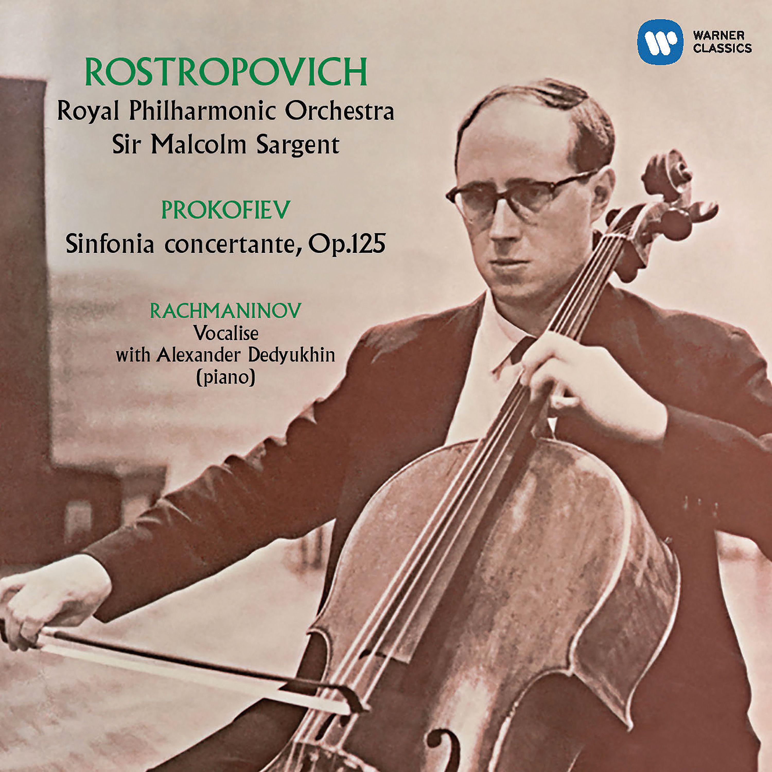 Постер альбома Prokofiev: Sinfonia concertante - Rachmaninov: Vocalise