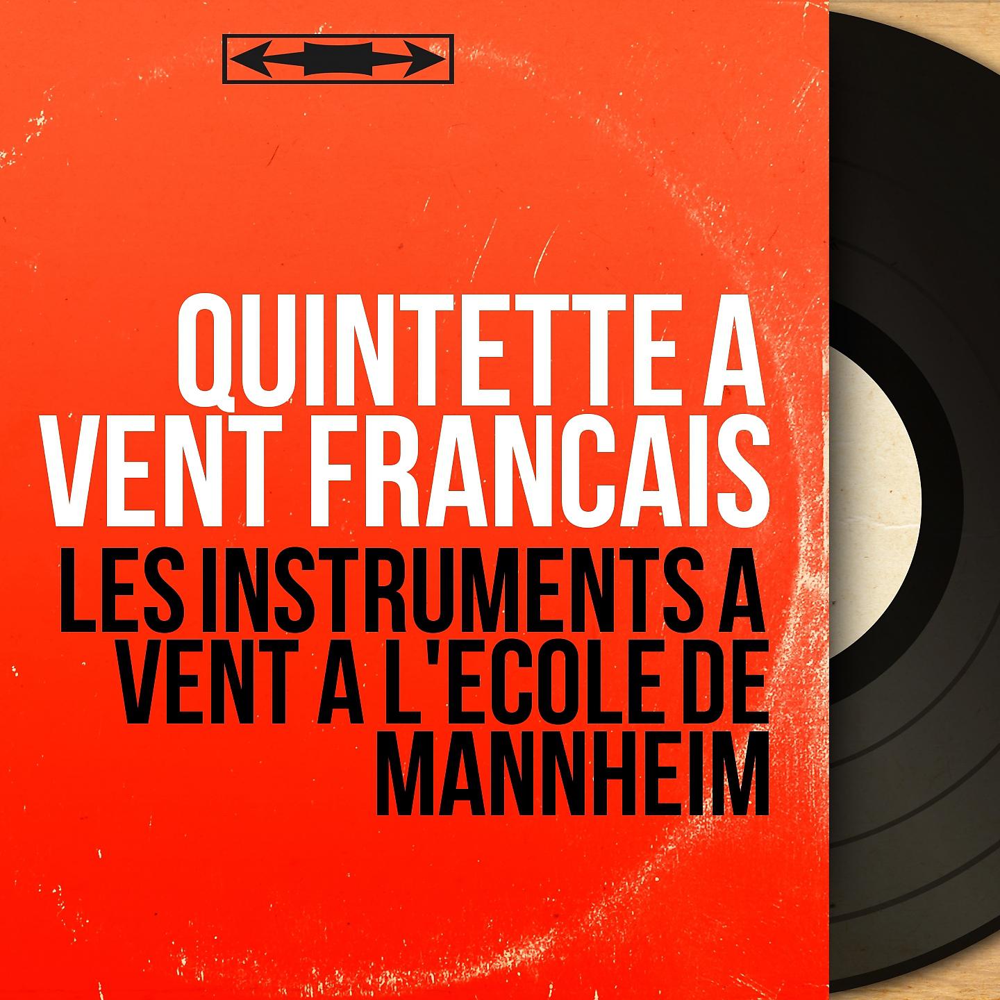 Постер альбома Les instruments à vent à l'École de Mannheim