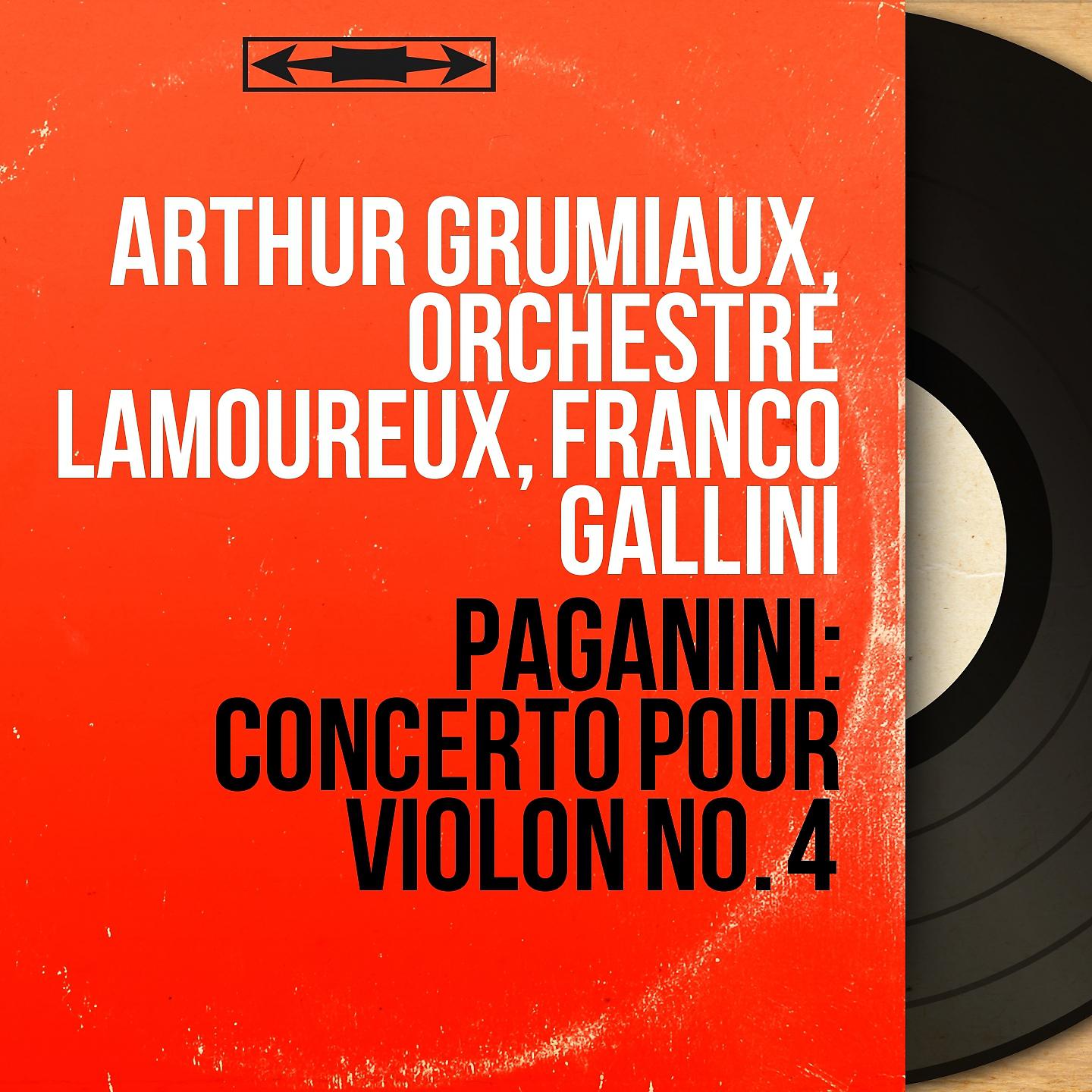 Постер альбома Paganini: Concerto pour violon No. 4