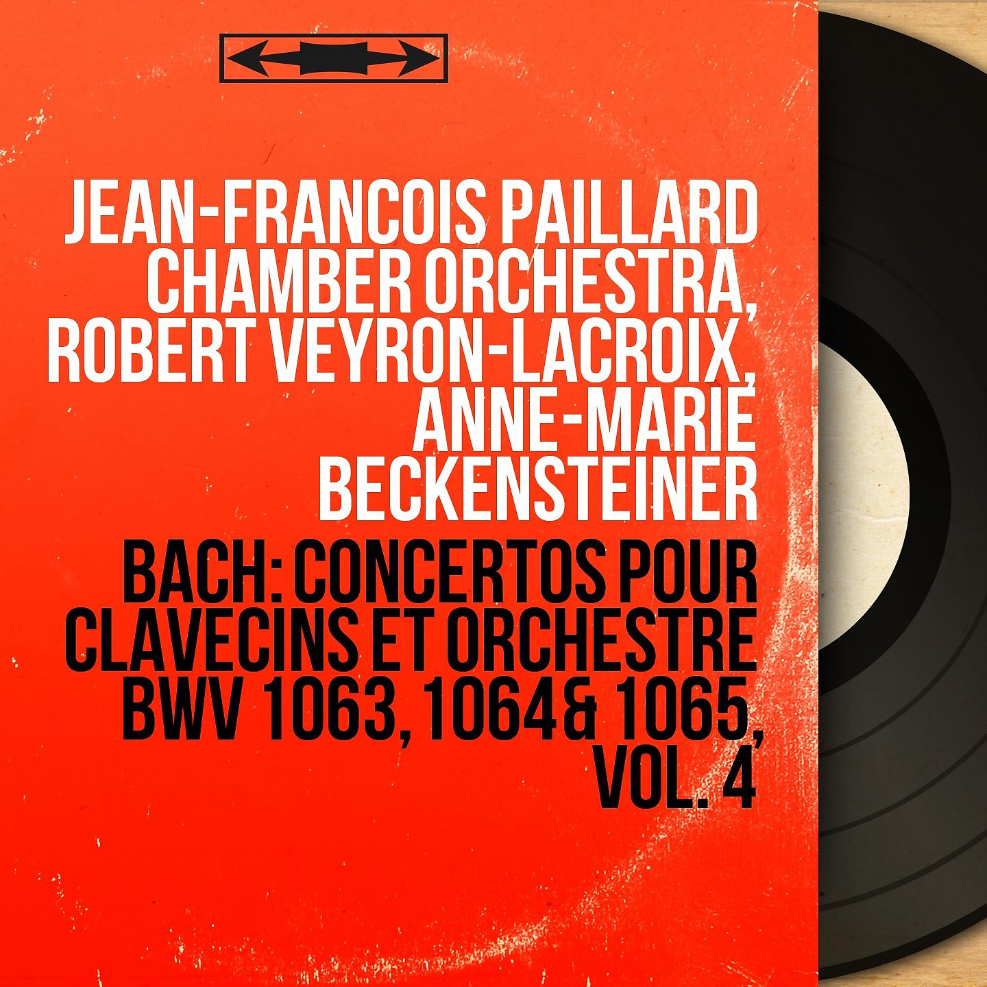Постер альбома Bach: Concertos pour clavecins et orchestre BWV 1063, 1064 & 1065, vol. 4