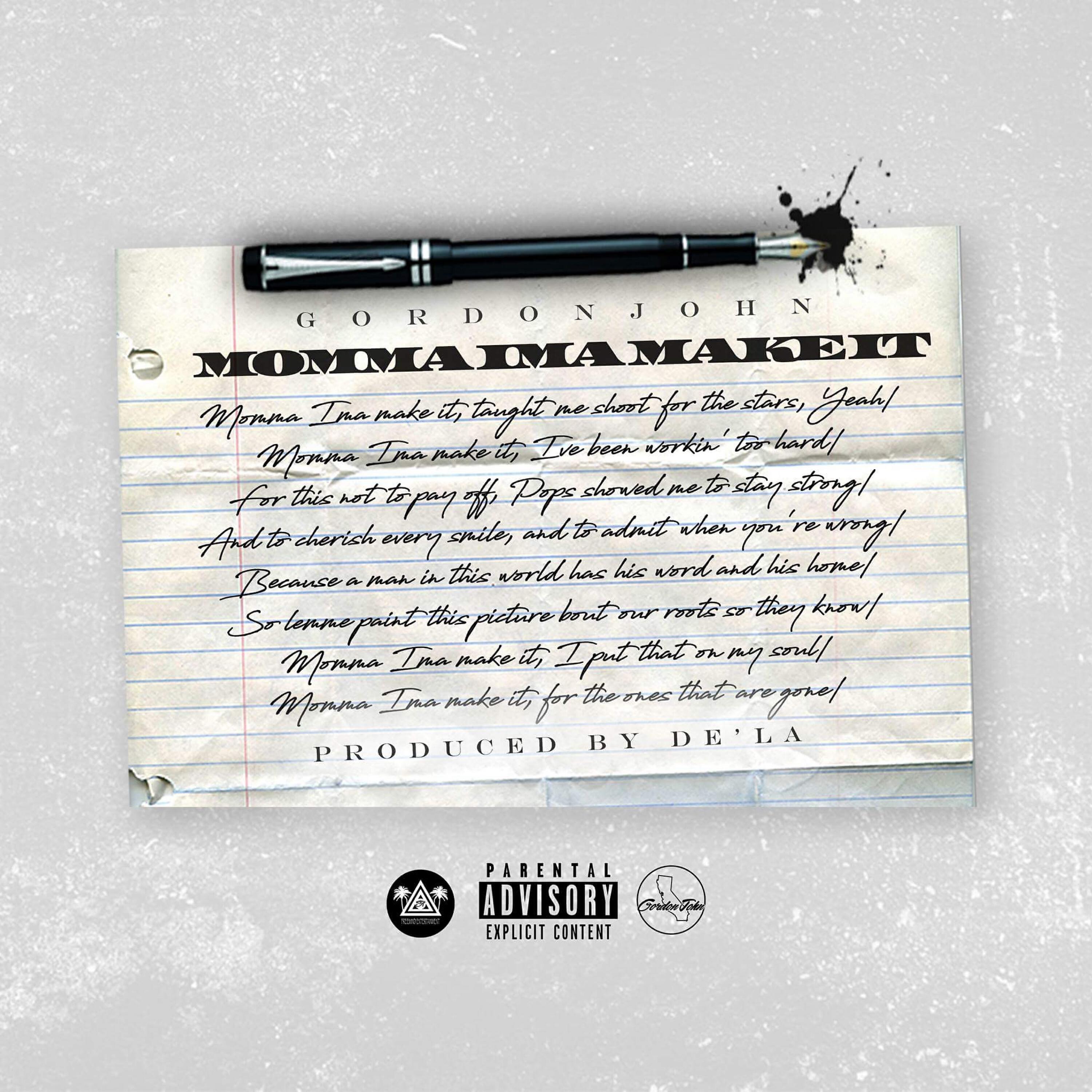 GordonJohn - Momma Ima Make It