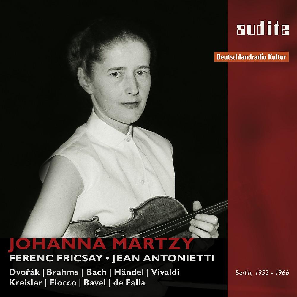 Johanna Martzy - Violin Sonata No. 1 in G Minor, BWV 1001: IV. Presto