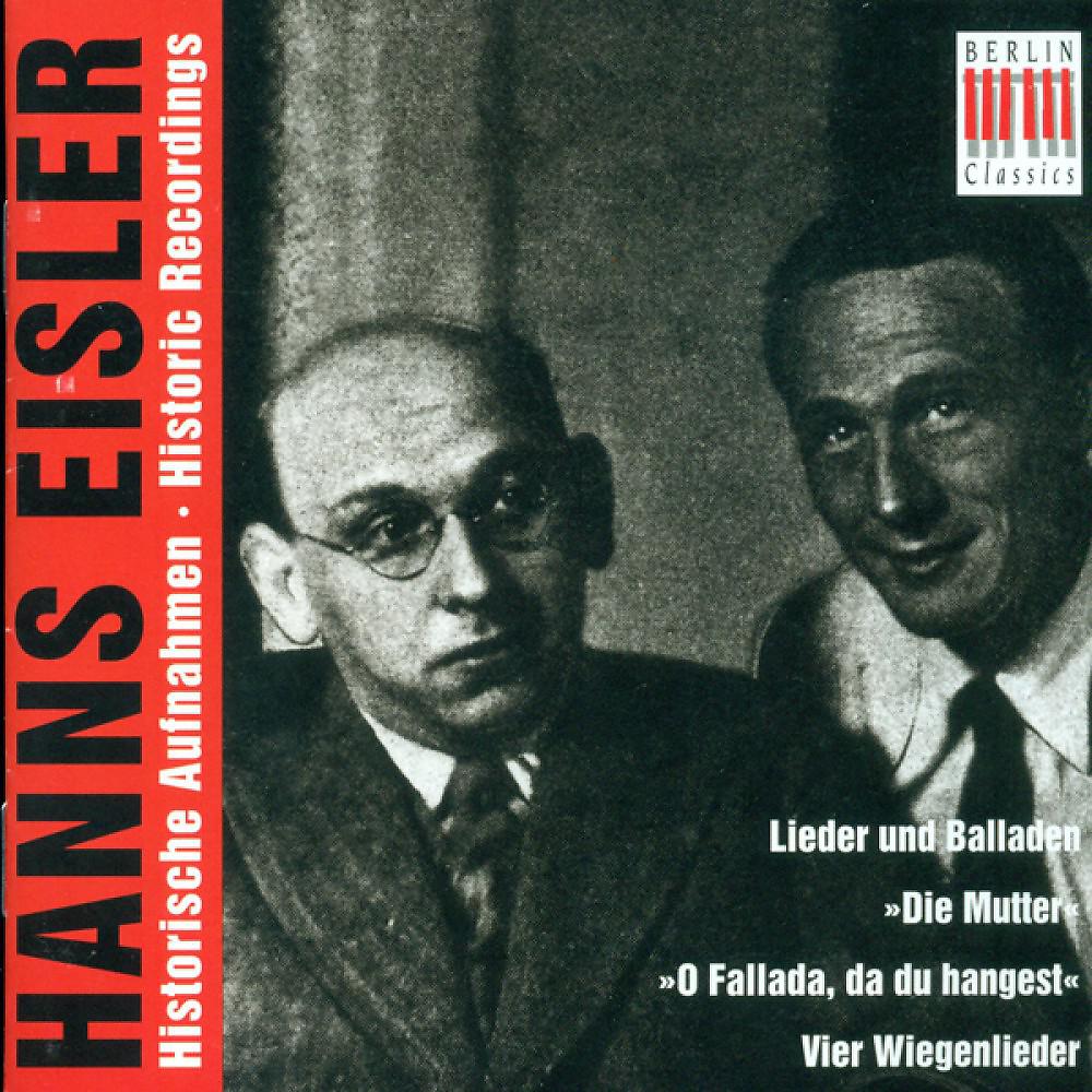 Постер альбома Eisler: Vocal Music