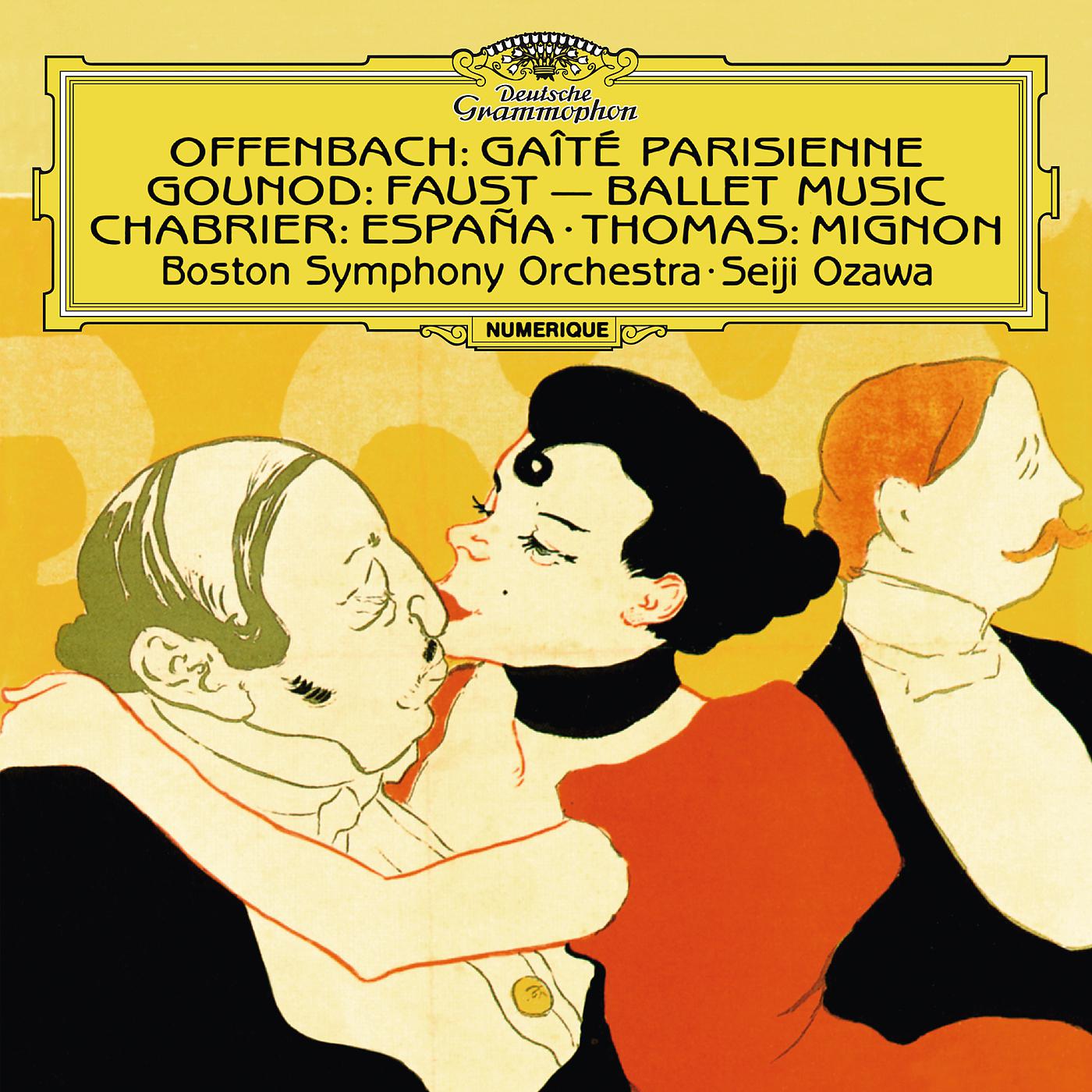 Постер альбома Chabrier: España - Rhapsody For Orchestra / Gounod: Faust, Ballet Music / Thomas: Overture From 'Mignon' / Offenbach: Gaîté parisienne